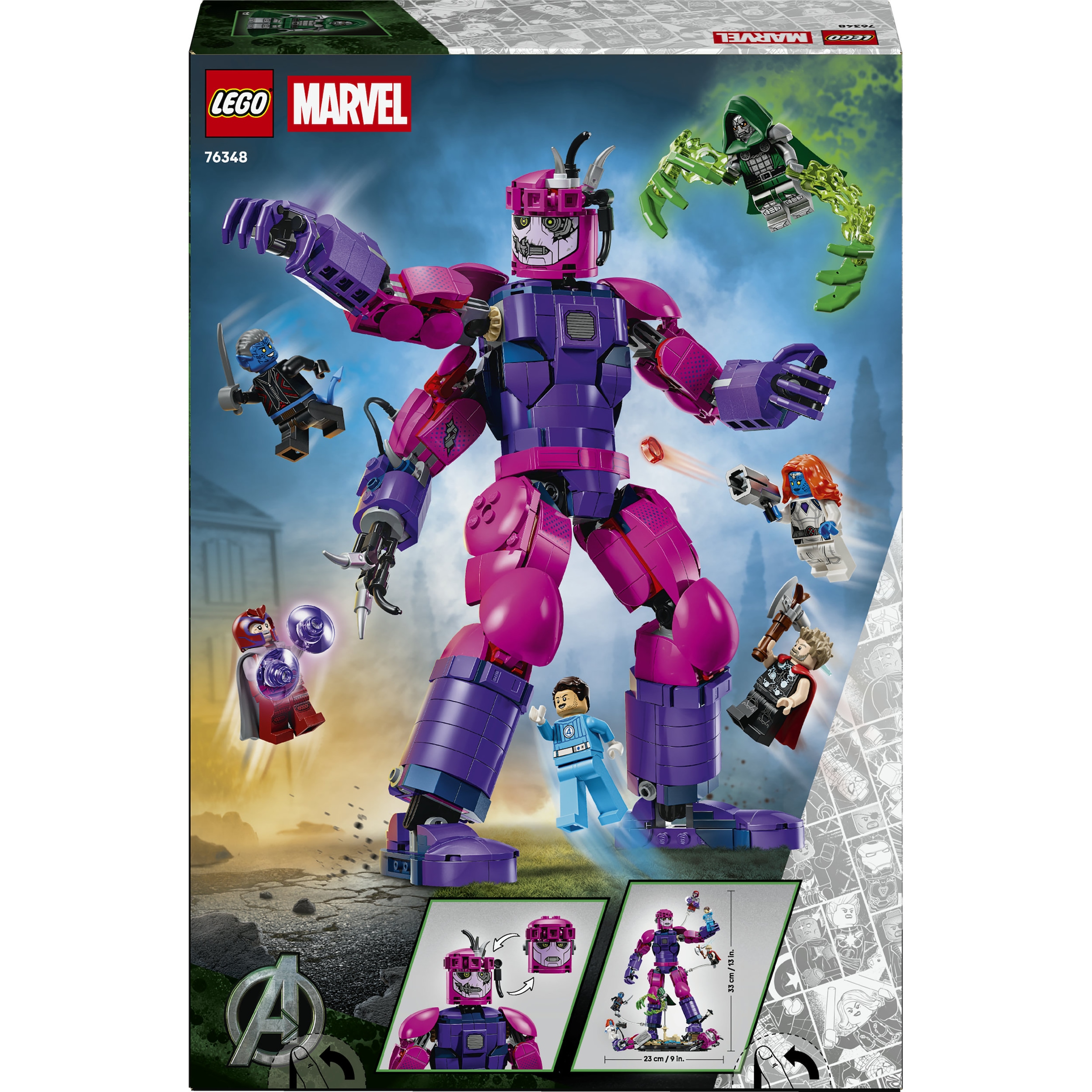 LEGO® Konstruktionsspielsteine »Legendärer Showdown: Avengers: Doomsday (76348), LEGO Super Heroes« Made in Europe