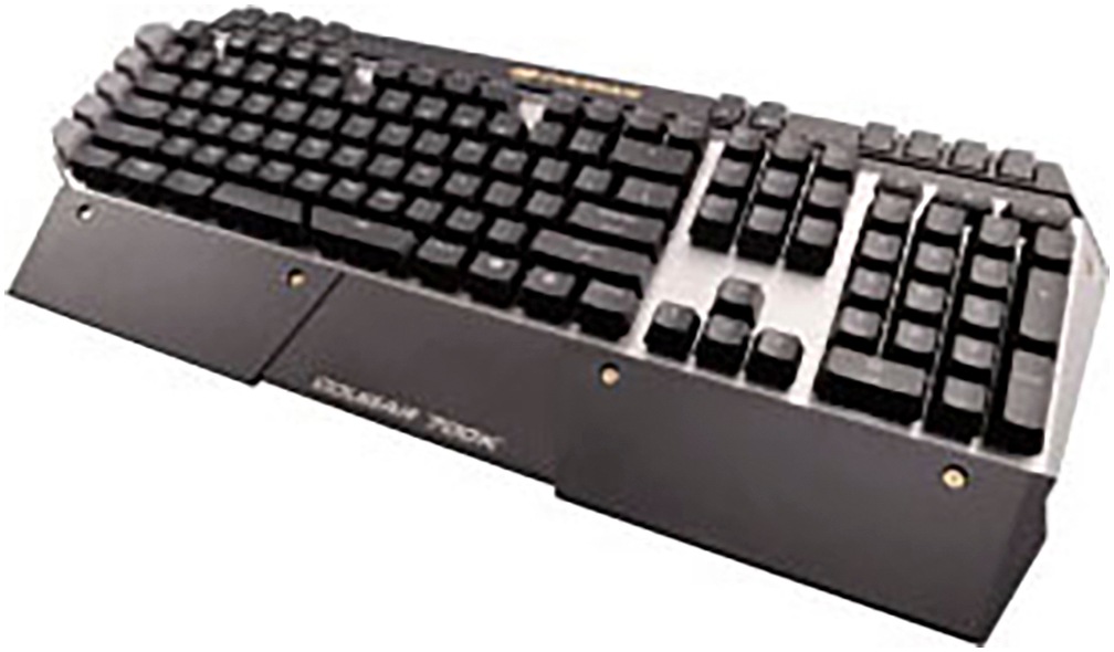 Cougar Gaming-Tastatur »700K MX-Brown (DE)«, (Gaming-Modus-Profil-Speicher-Ziffernblock-Multimedia-Tasten-Handgelenkauflage-Makro-Tasten)