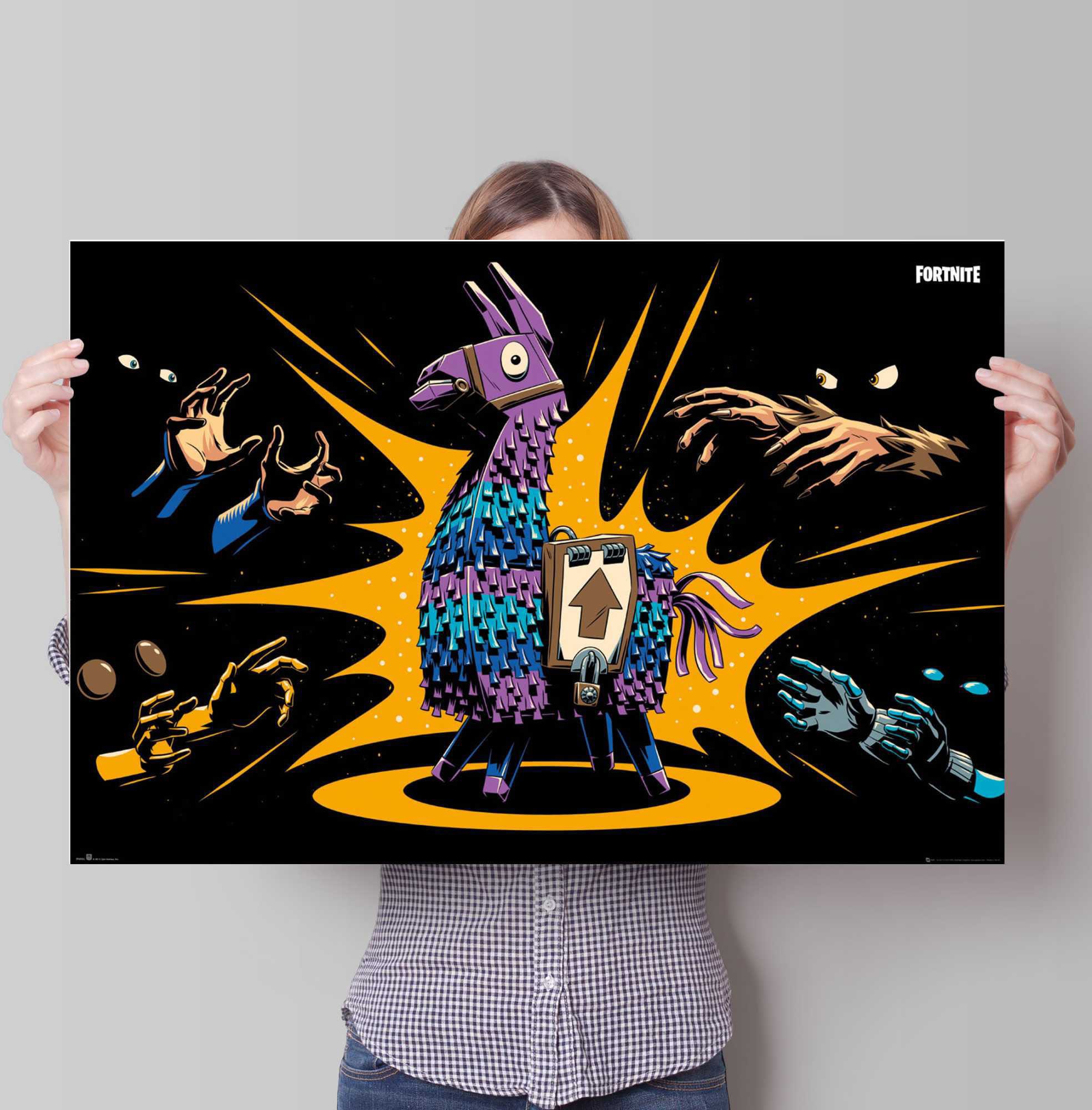 Reinders! Poster »Poster kaufen Fortnite bequem (1 - Spiele, Llama Loot St.) Game«