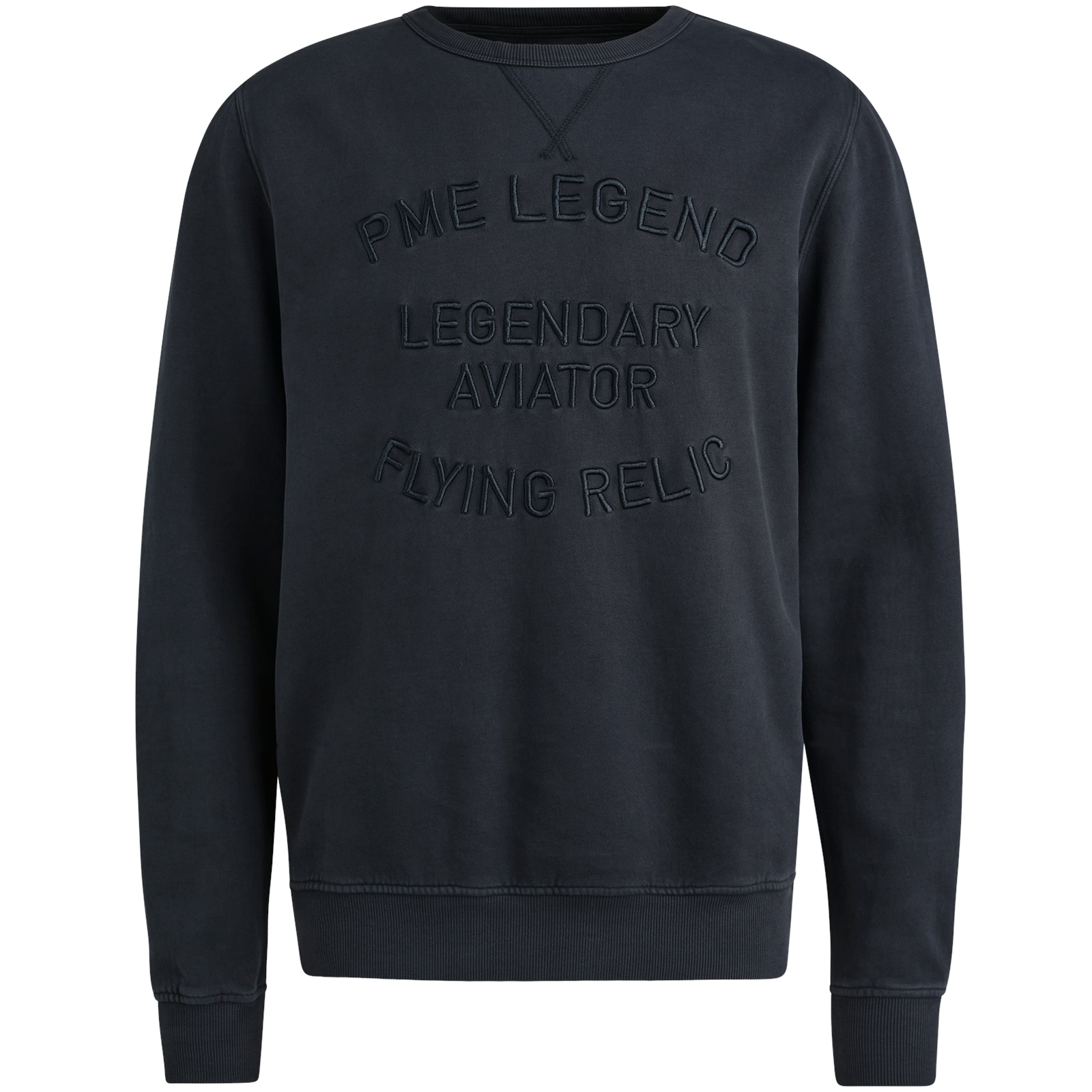 PME LEGEND Sweatshirt »Crewneck gd terry«, mit Schriftzug
