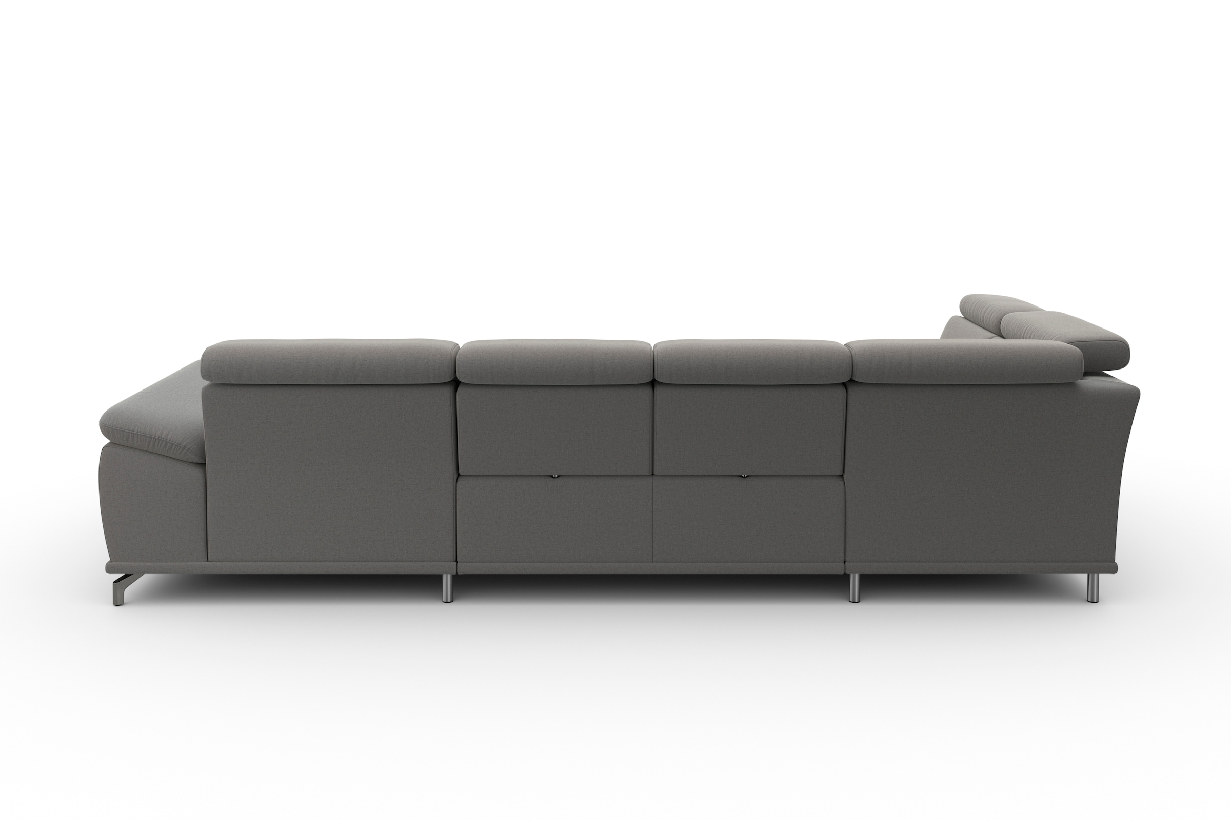 sit&more Wohnlandschaft »Cabrio U-Form, mit Sitztiefenverstellung, Arm- und Kopfteilverstellung«, 3 Nierenkissen, Federkern, optional Bettfunktion und Stauraum
