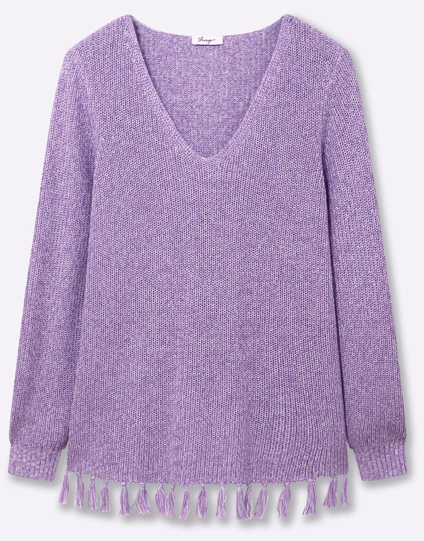 Sheego V-Ausschnitt-Pullover »Pullover«