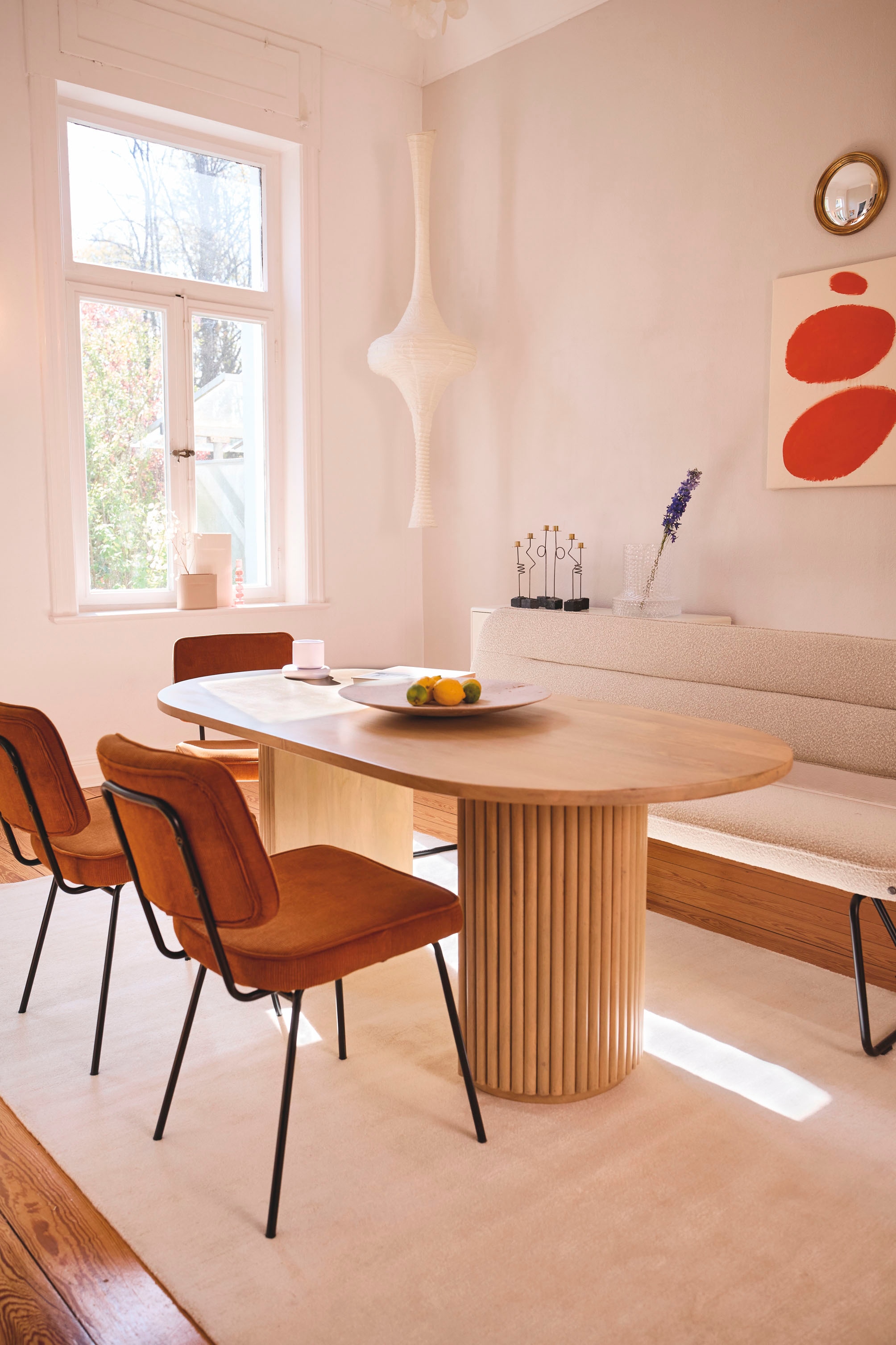 TOM TAILOR HOME Esstisch »Ripped«, mit Tischbeinen im extravaganten Ribbed-Look