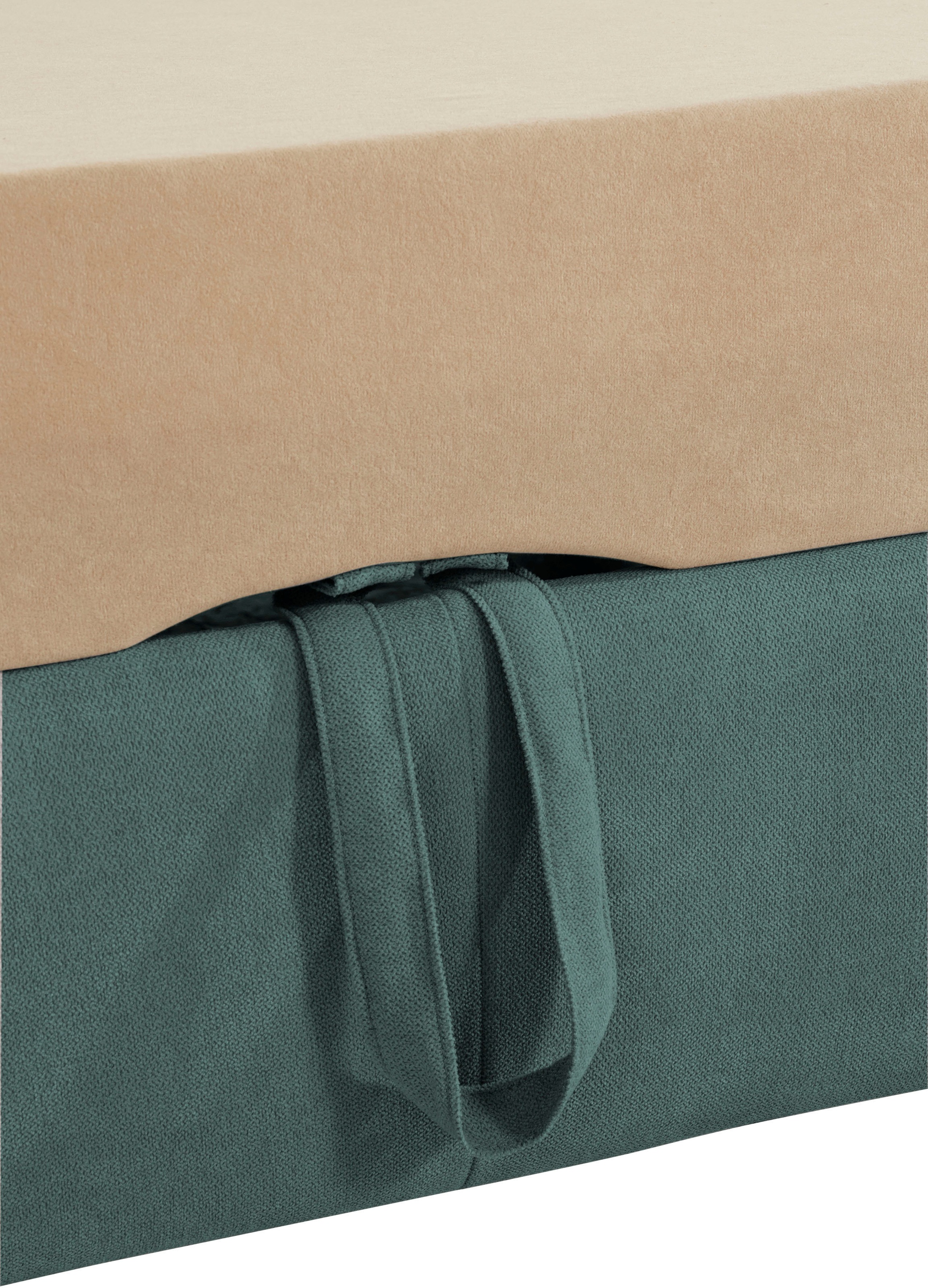 exxpo - sofa fashion Ecksofa »Enya, aufwendige Detailverarbeitung, hoher Sitzkomfort, bequem, L-Form«, inkl. Kopfteilverstellung, wahlweise mit Bettfunktion und Bettkasten