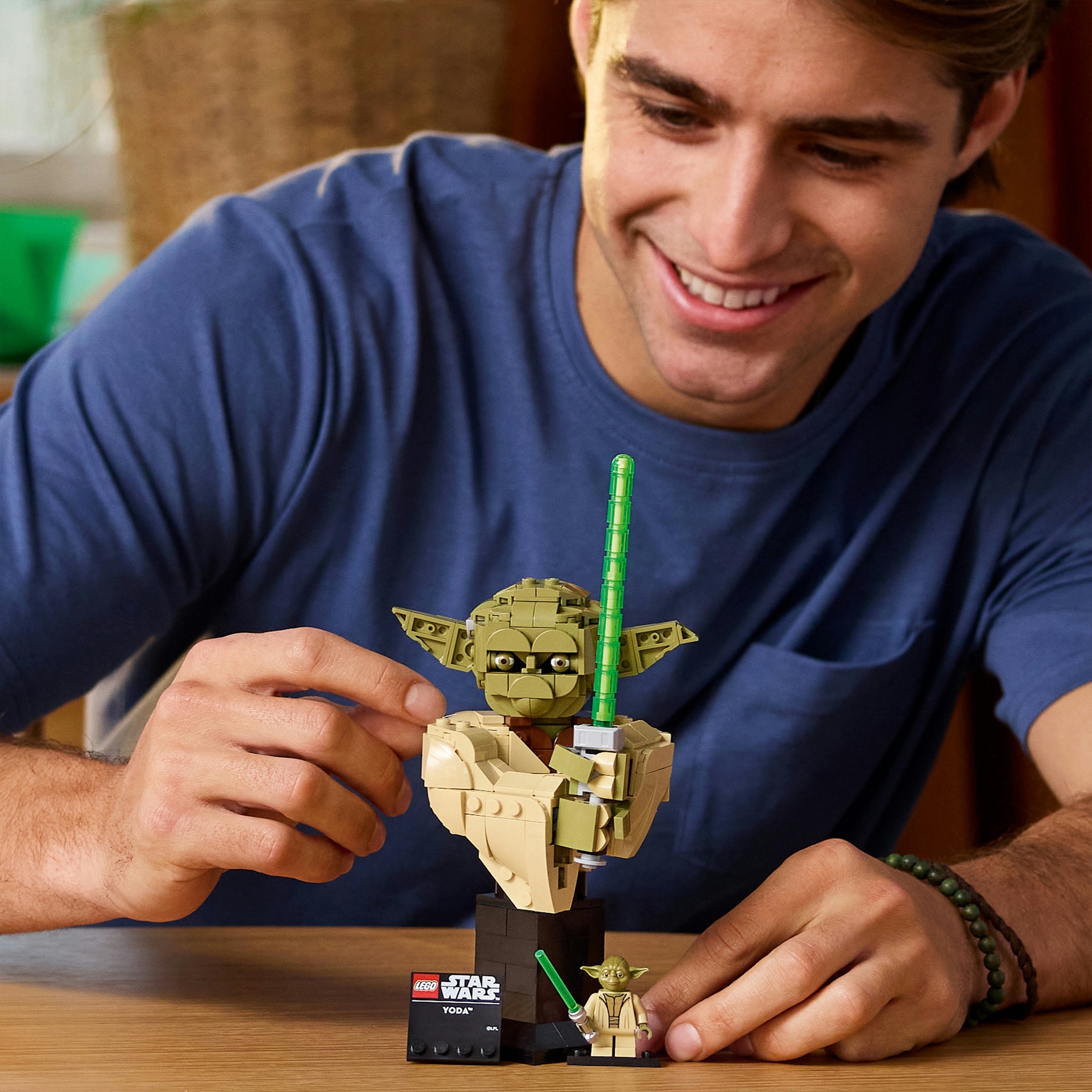LEGO® Konstruktionsspielsteine »Yoda Büste (75438), LEGO Star Wars™«