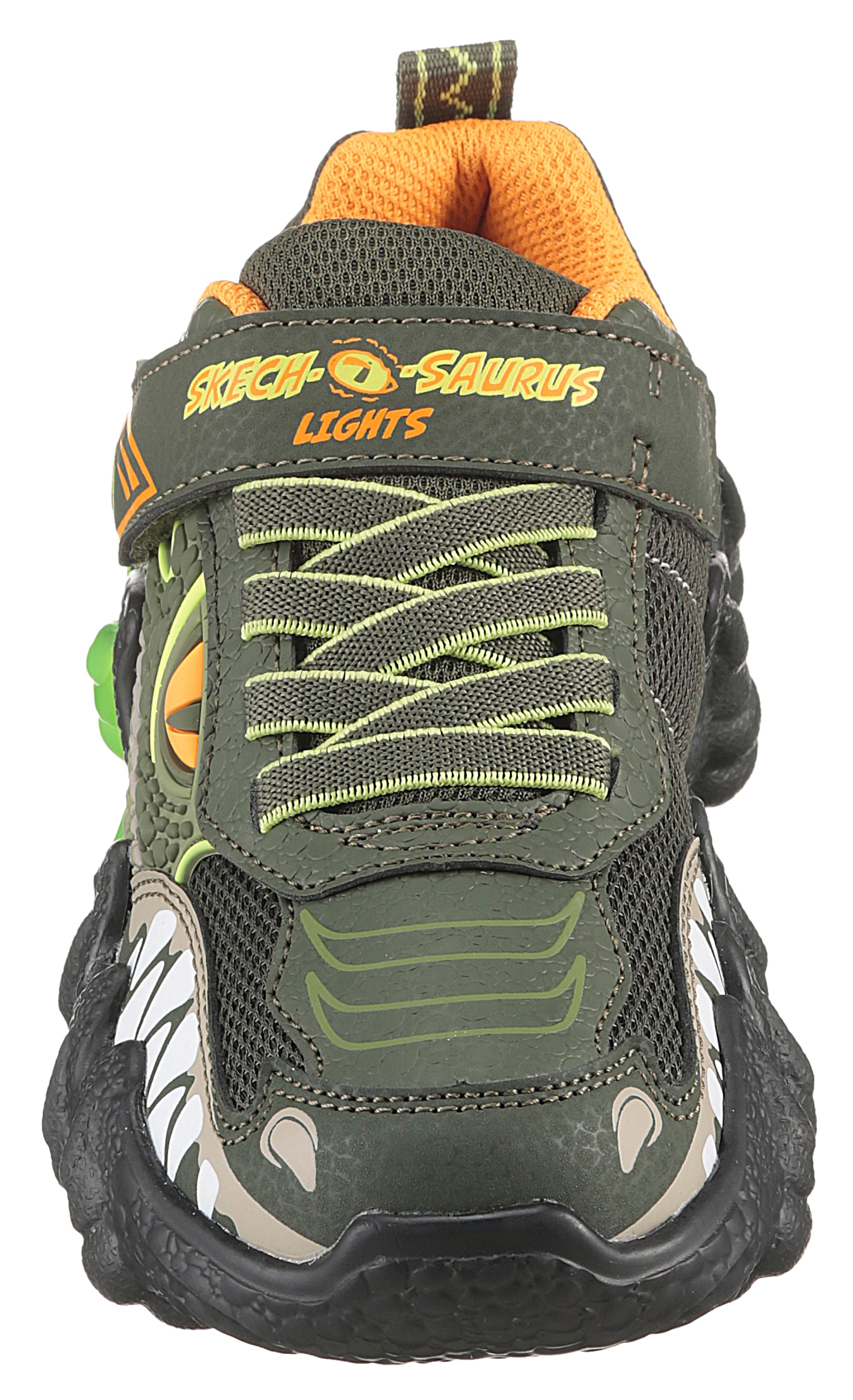 Skechers Sneaker »SKECH-O-SAURUS LIGHTS 2.0«, Blink,-Klettschuh, Dino-Schuh, Größenschablone zum Download