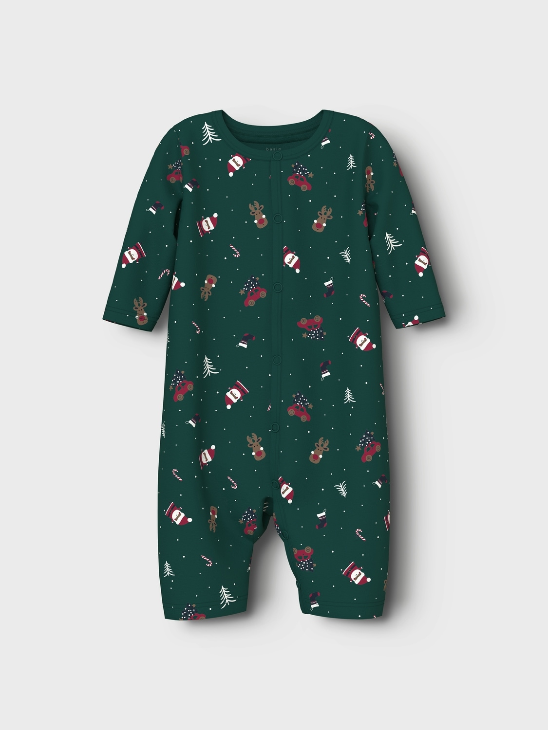 Name It Strampler »NBNVISMAS LS NIGHTSUIT«, mit Weihnachtsmotiv