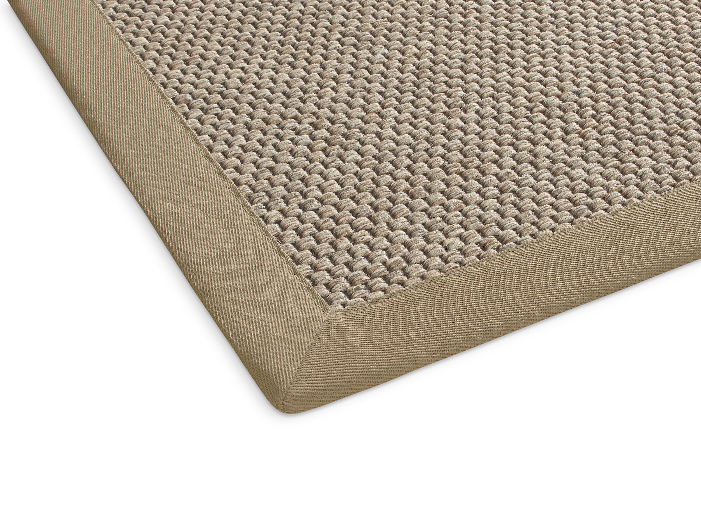 Dekowe Teppich »Naturana Panama« rechteckig 8 mm Höhe Flachgewebe, meliert, Sisal-Optik, mit Bordüre, Wohnzimmer