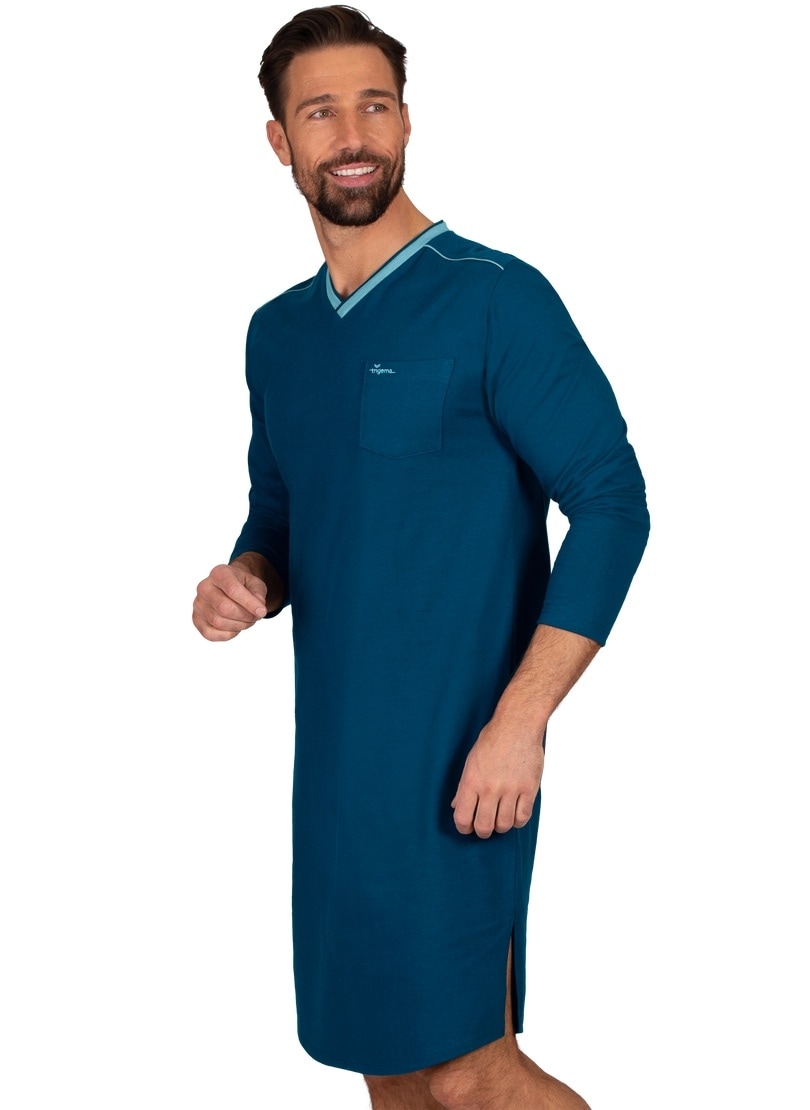 ♕ »TRIGEMA bei Trigema Herren-Nachthemd Biobaumwolle (kbA)« aus Pyjama