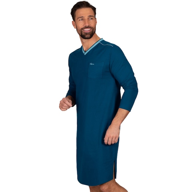 Trigema Pyjama »TRIGEMA Herren-Nachthemd aus Biobaumwolle (kbA)« bei ♕