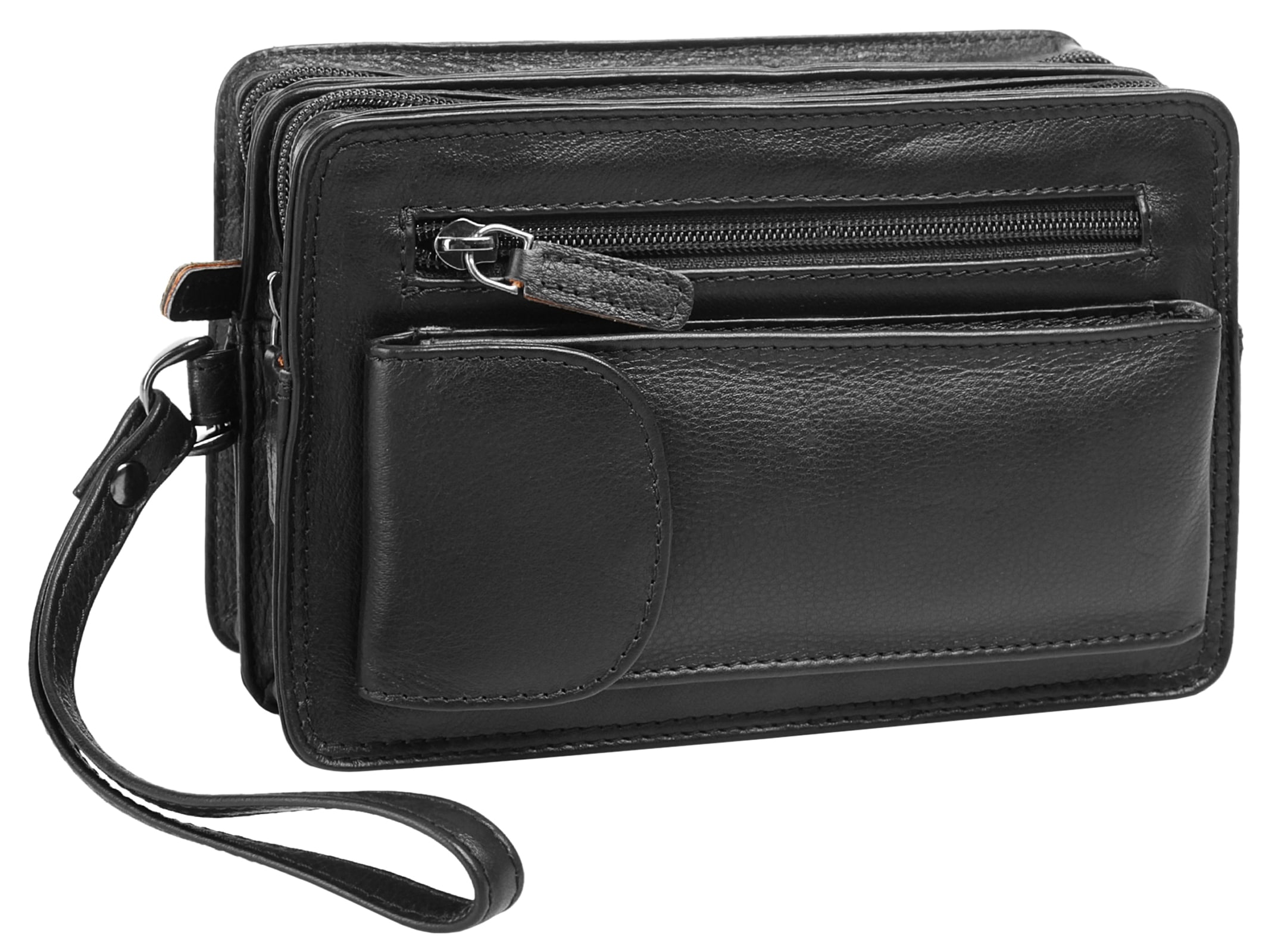 Bagan Handgelenktasche, echt Leder