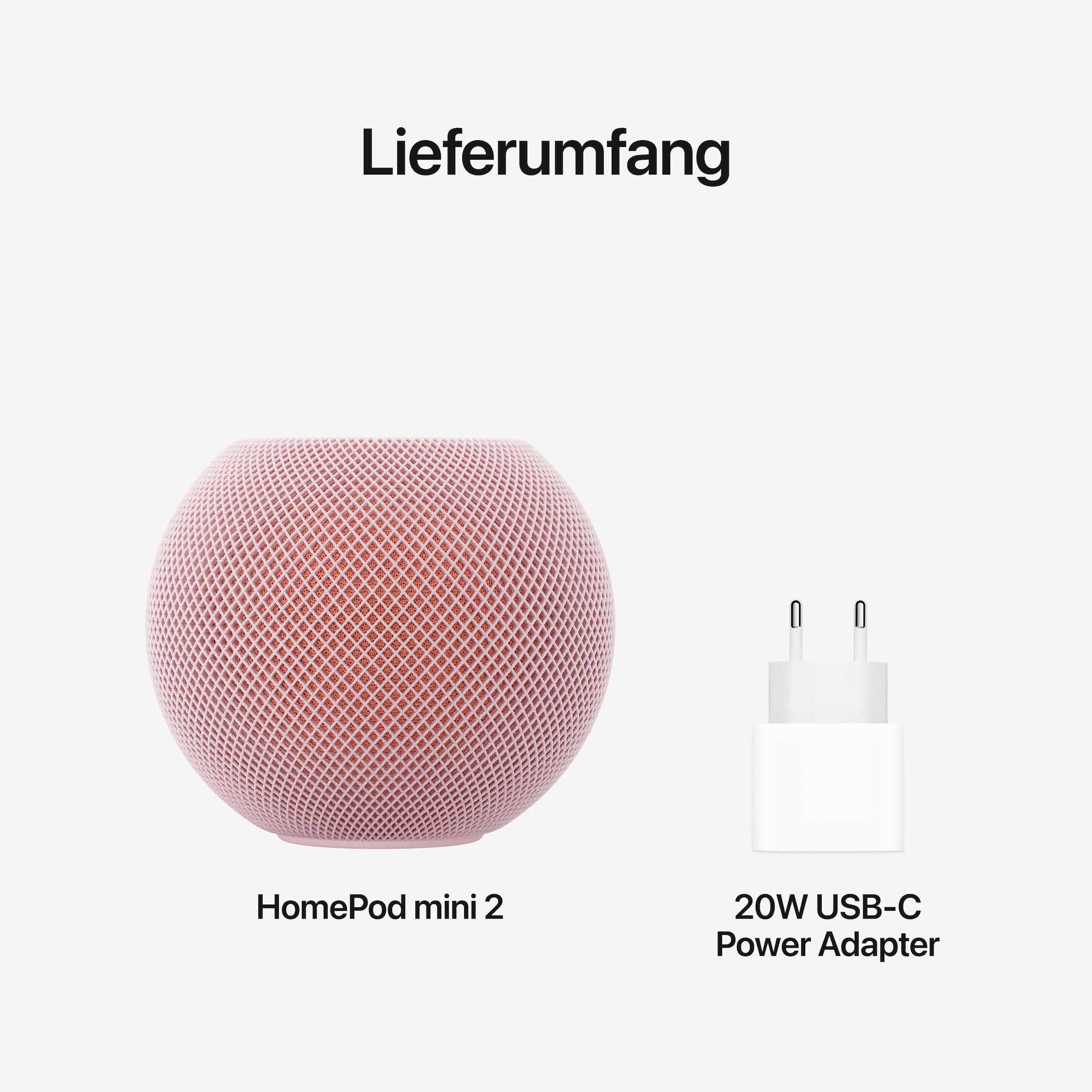 Apple Smart Speaker »HomePod mini 2« (Bluetooth | WLAN 360°-Sound | App-Steuerung | Apple Siri | Multiroom | Touch - Bedienung )