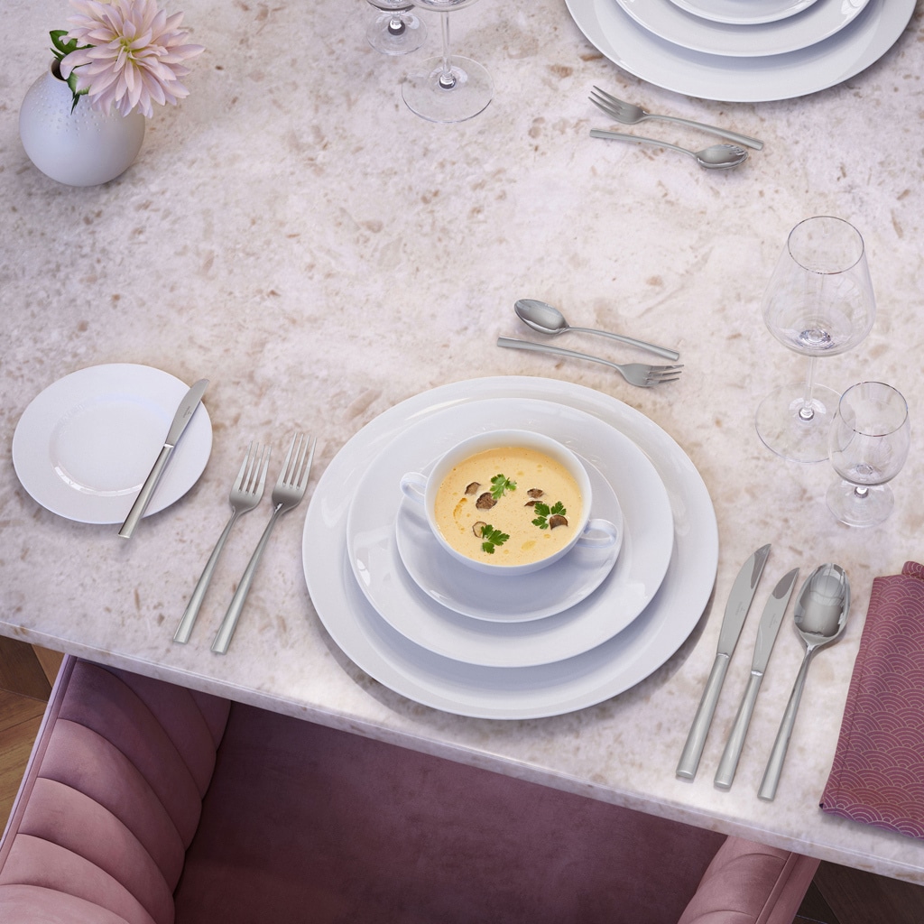 Villeroy & Boch Esslöffel »Tafellöffel Piemont 207 mm 6er Set silber« Spülmaschinenfest