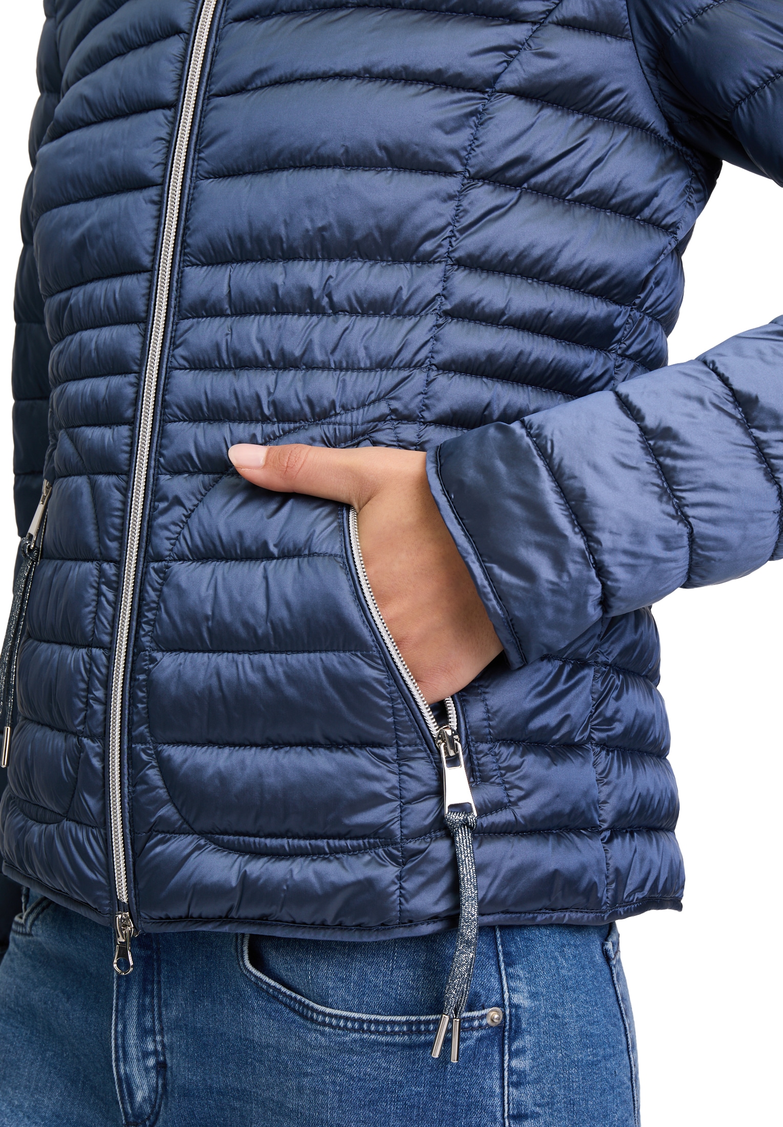 Cartoon Steppjacke »Steppjacke mit Reißverschlusstaschen«