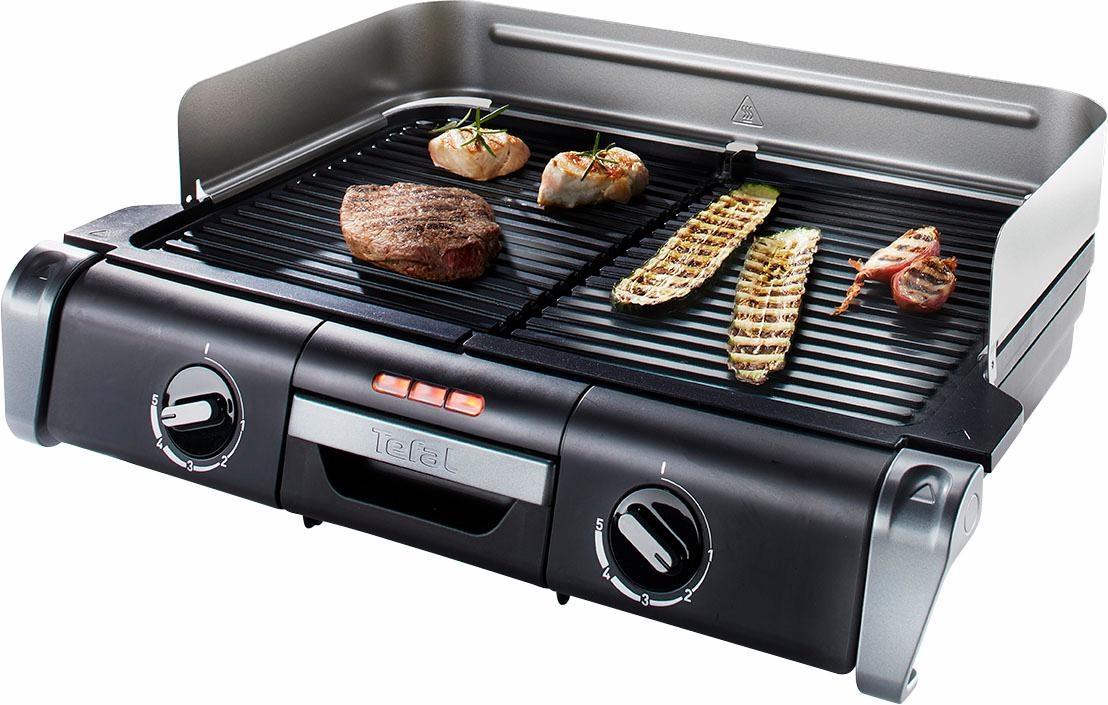 Tischgrill »TG8000 Family«, 2400 W, 2 getrennte Grillroste -stufenlose Thermostate,...