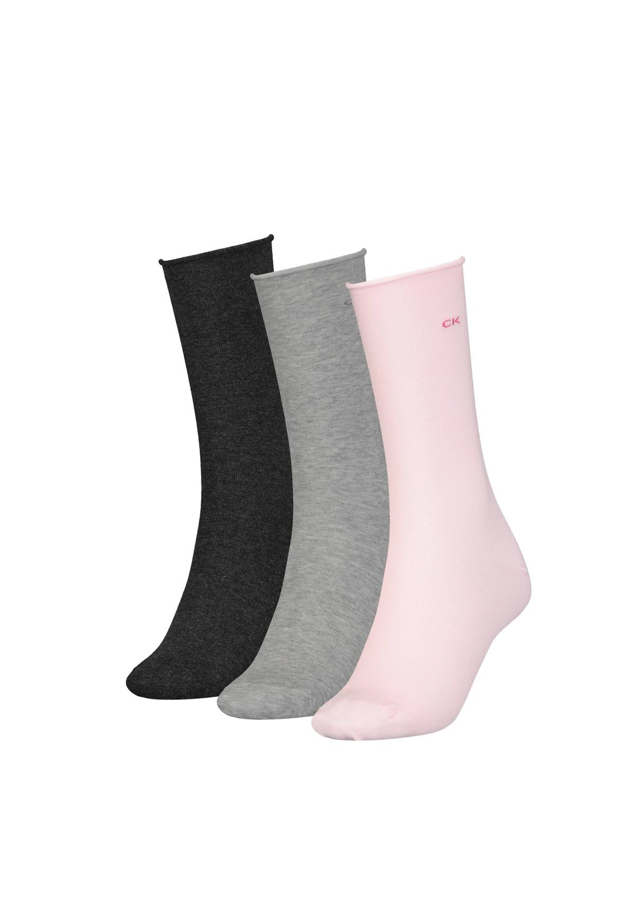 Kurzsocken »Socken CK WOMEN SOCK 3P ROLL TOP 3er Pack«