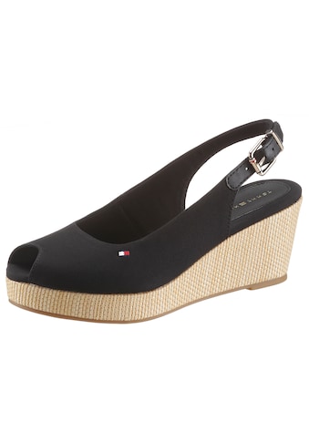 Sandalette »ICONIC ELBA SLING BACK WEDGE«, Sommerschuh, Sandale, Keilabsatz, mit...