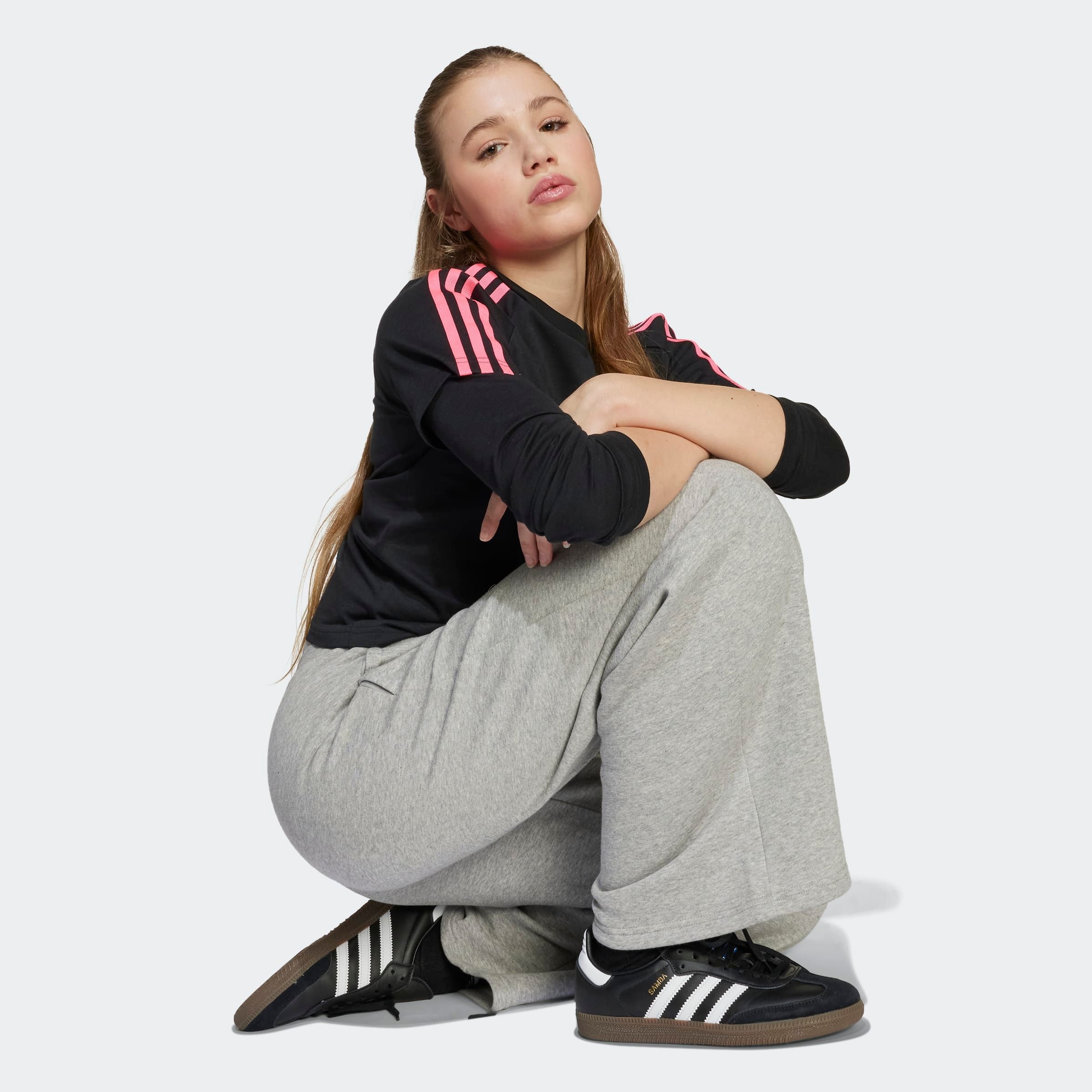 adidas Originals Sporthose »MIT WEITEM BEIN«  für Kinder und Teens, lockerer Schnitt, mit Kordelverschluss