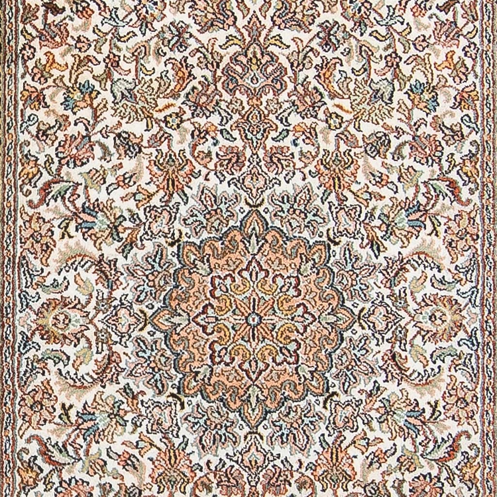 morgenland Seidenteppich »Seiden - Kaschmir Seide - 316 x 81 cm - beige«, rechteckig