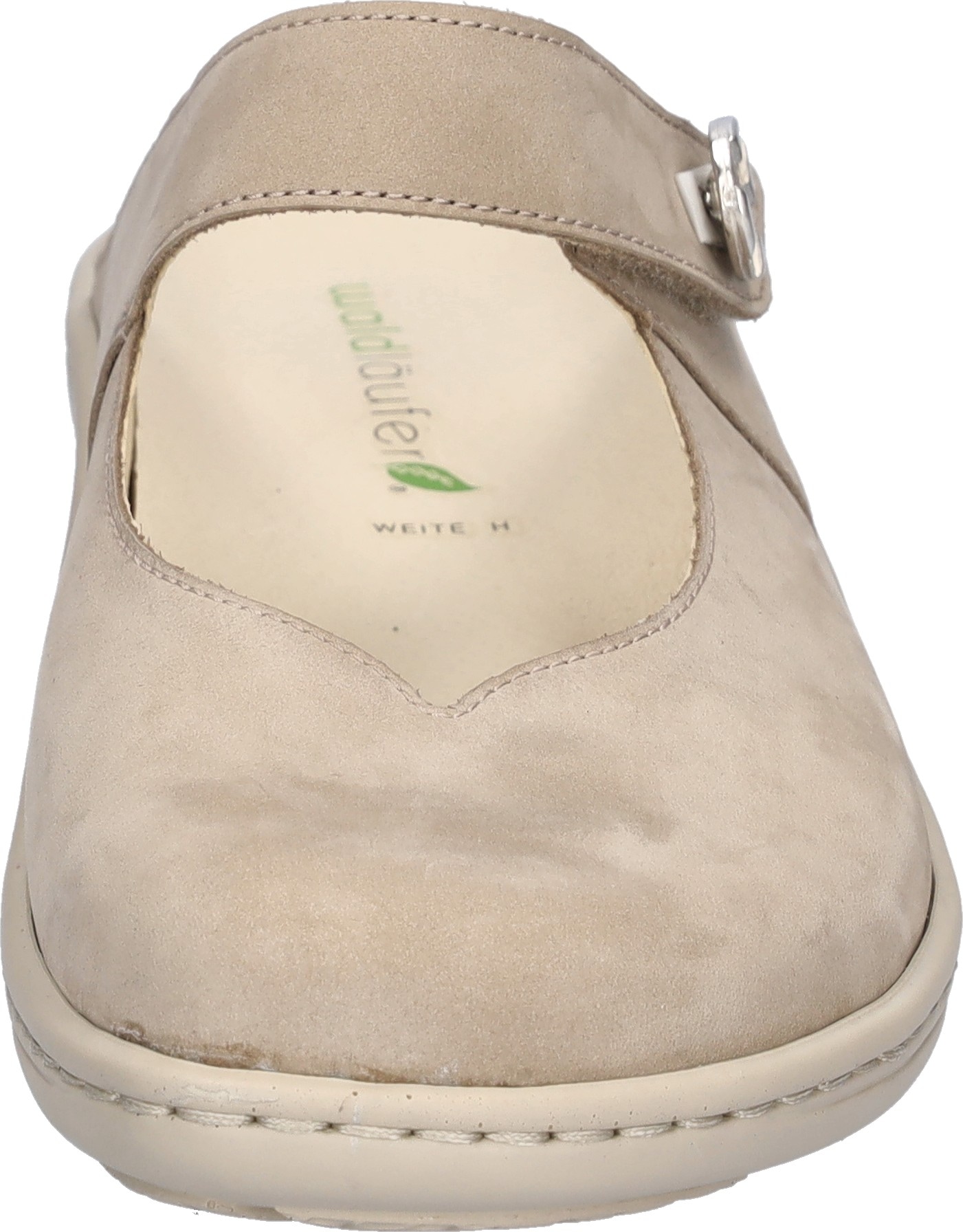 Waldläufer Clog »HERIA«  Hausschuh, Sommerschuh, Klettschuh in Komfortweite H (= sehr weit)