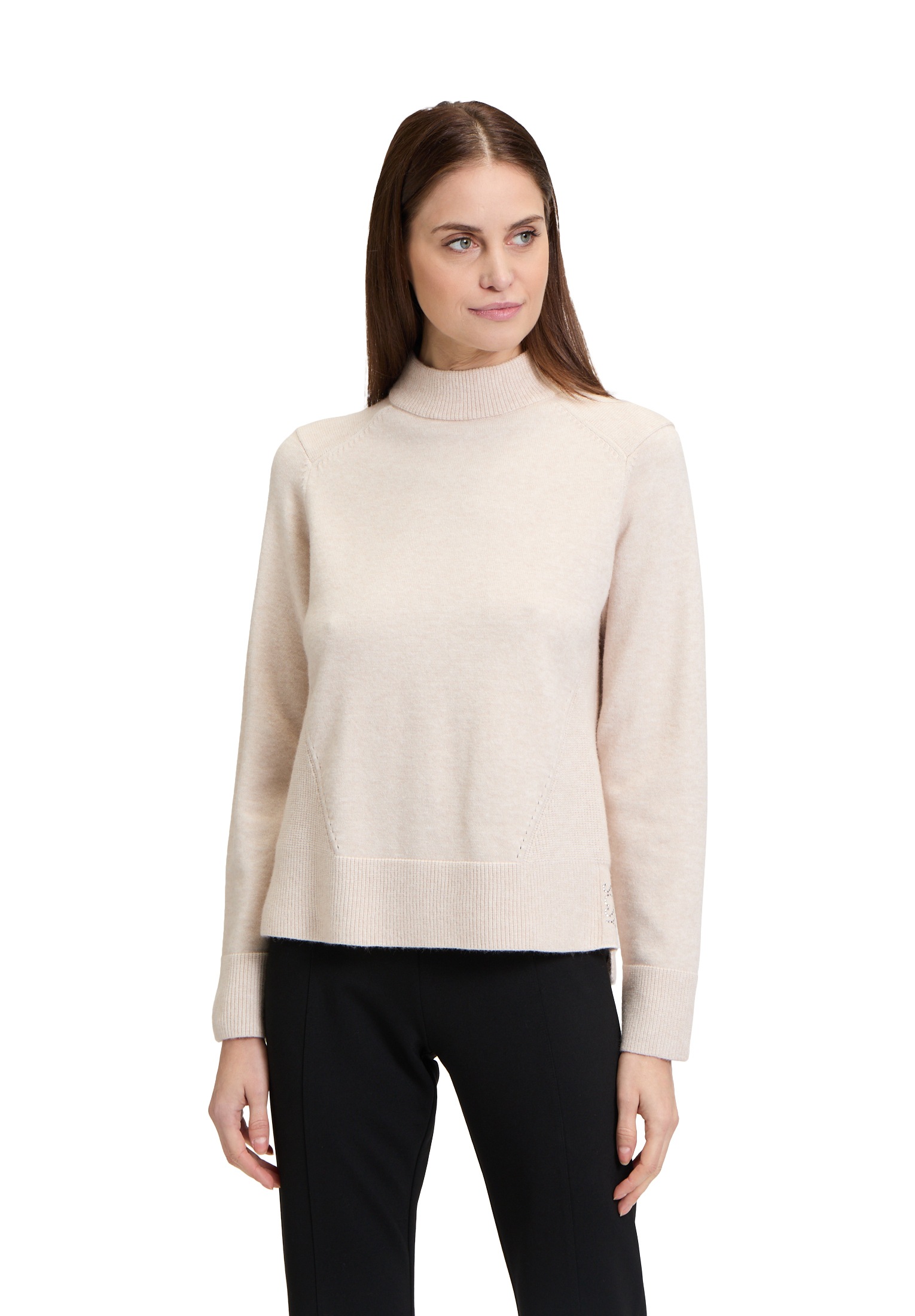 Betty Barclay Rundhalspullover »Feinstrickpullover mit Rippenstruktur«