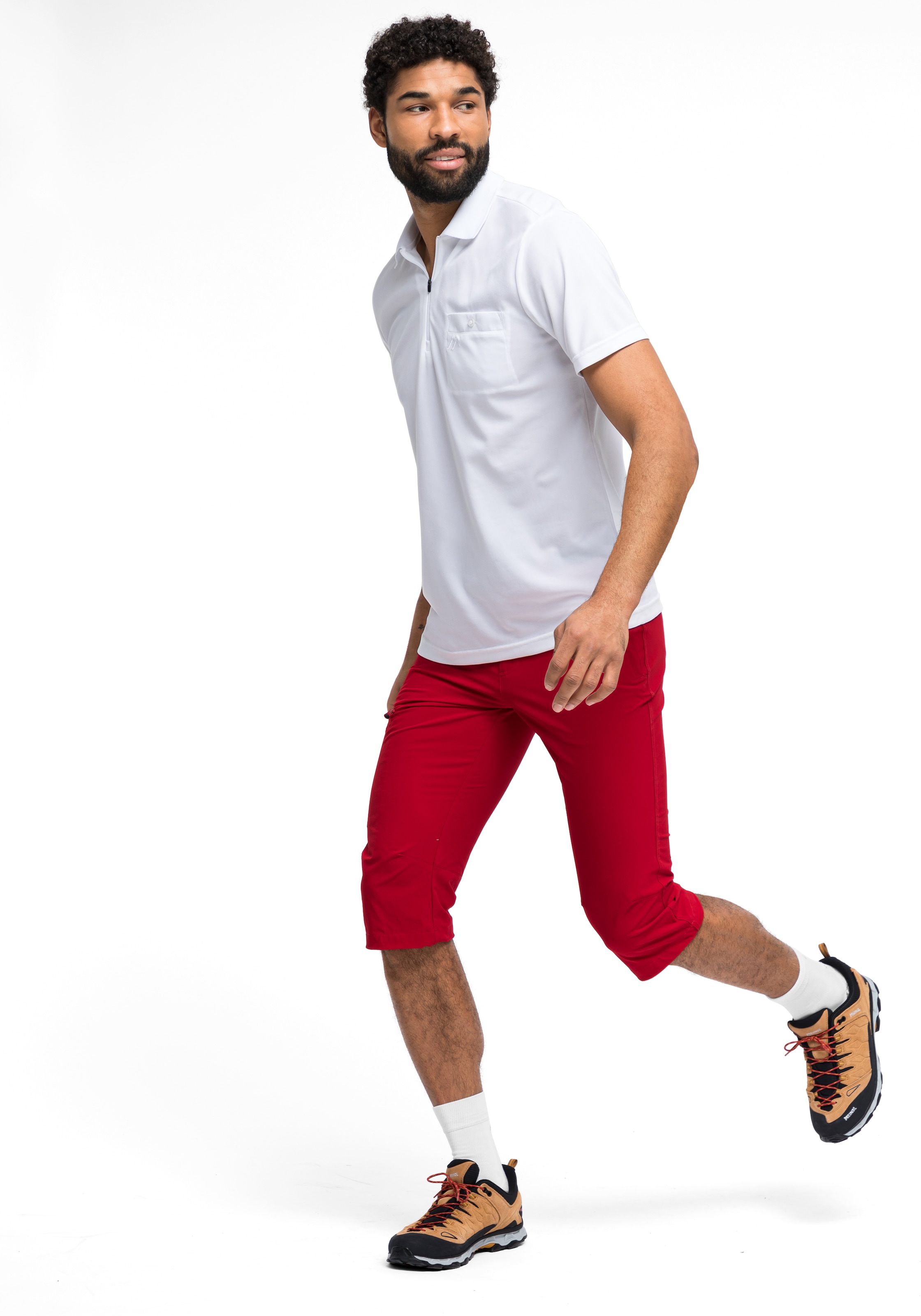 Maier Sports Poloshirt »Arwin 2.0« Herren Polo kurzarm, leichtes Shirt, Funktionsshirt mit Kragen Reg Fit