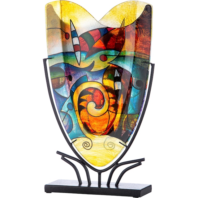 Casablanca by Gilde Dekovase »Verona«, (1 St.), dekorative Vase aus Glas,  Dekoobjekt auf Raten kaufen