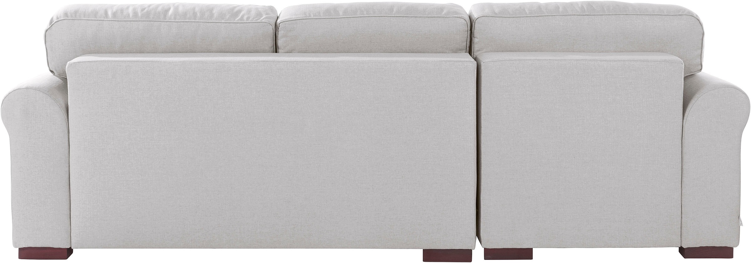 Home affaire Ecksofa »Broughton L-Form«, weicher Sitzkomfort, incl. 4 Zierkissen, Keder