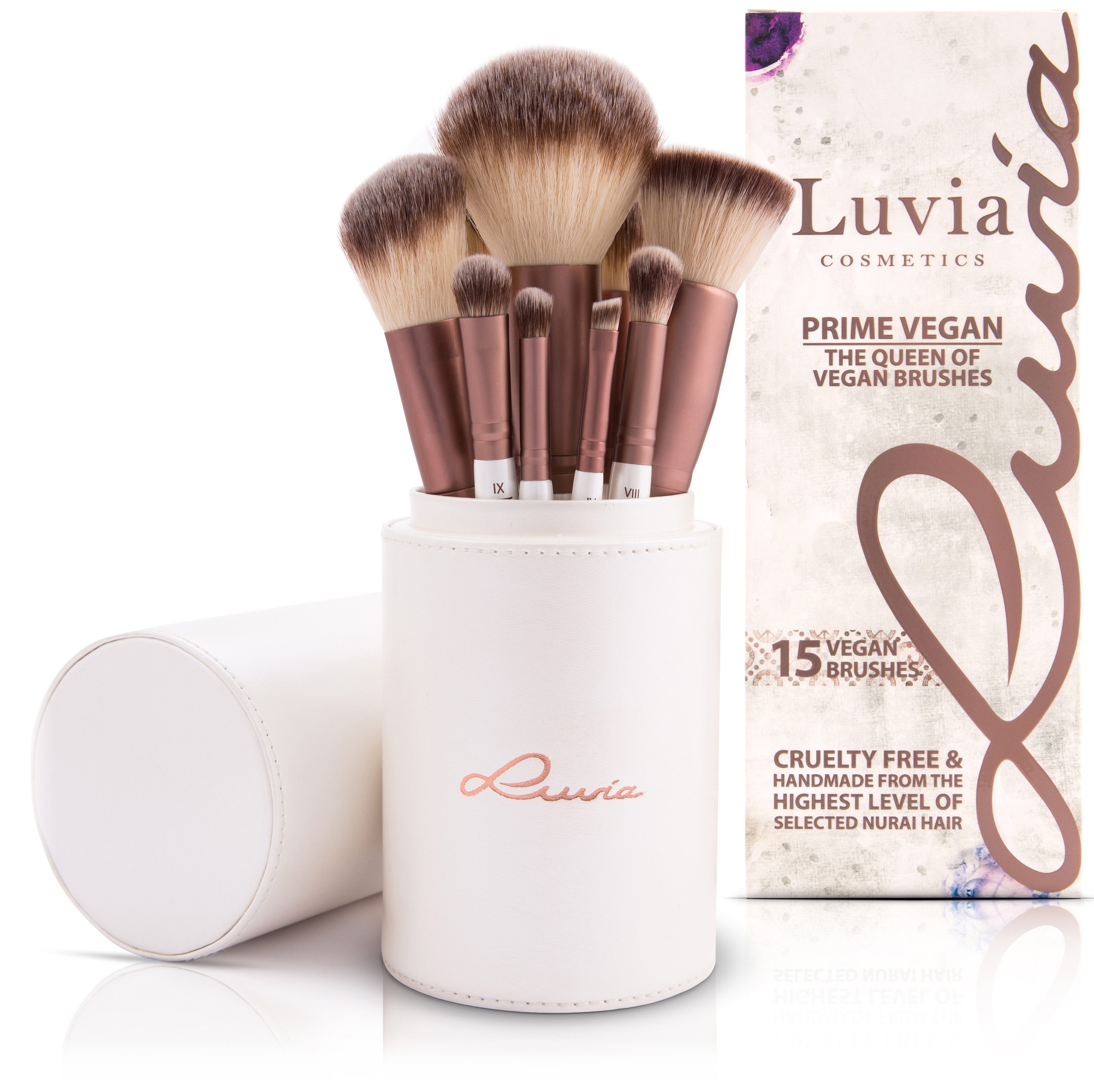 Luvia Cosmetics Kosmetikpinsel-Set »Prime Vegan« vegan