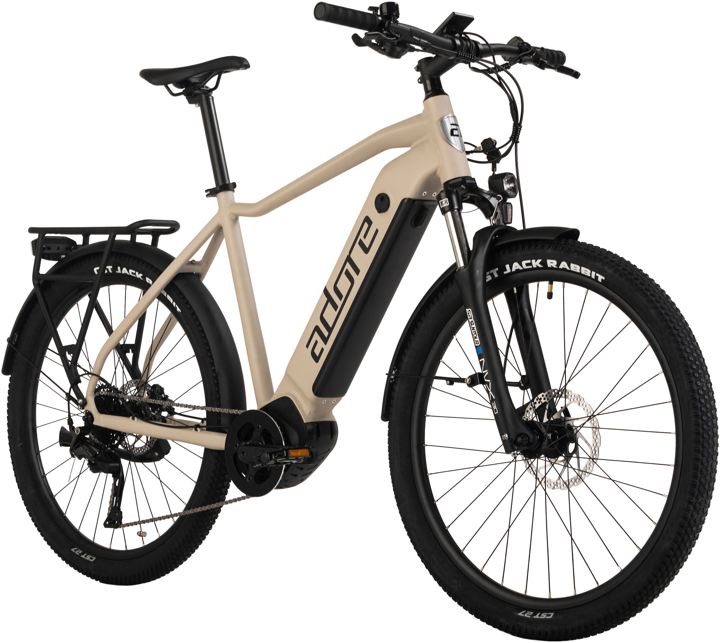 Adore E-Bike »STX-600«, 9 Gang, Shimano, Cues, Mittelmotor 250 W, Pedelec, Elektrofahrrad für Damen u. Herren