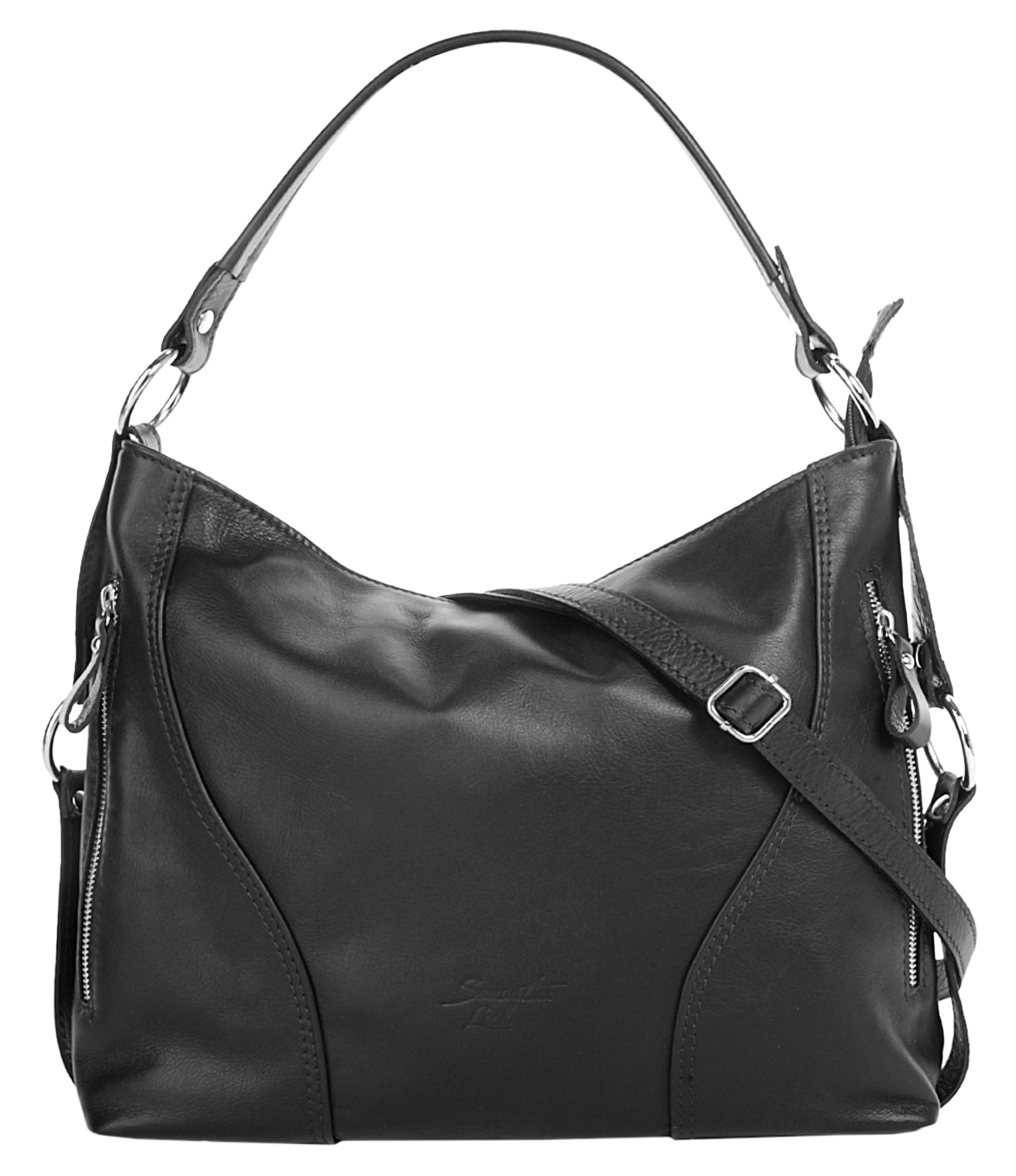 Samantha Look Henkeltasche "SAMANTHA LOOK Damen echt Leder, Made in Italy" echt Leder, Made in Italy