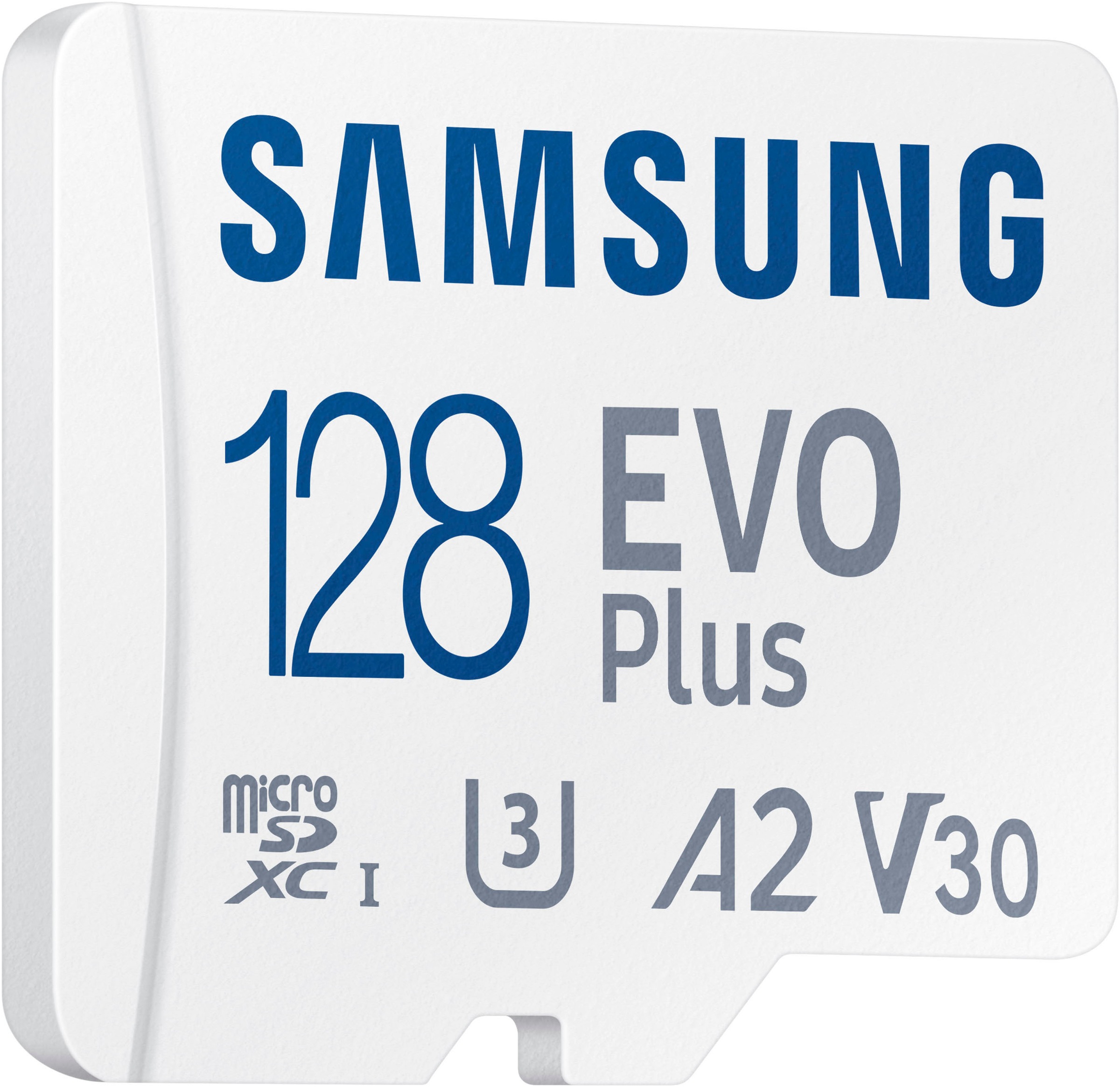 Samsung Speicherkarte »EVO Plus (2024) inkl. SD-Adapter«, (Video Speed Class 30 (V30)/UHS Speed Class 3 (U3) 160 MB/s Lesegeschwindigkeit)