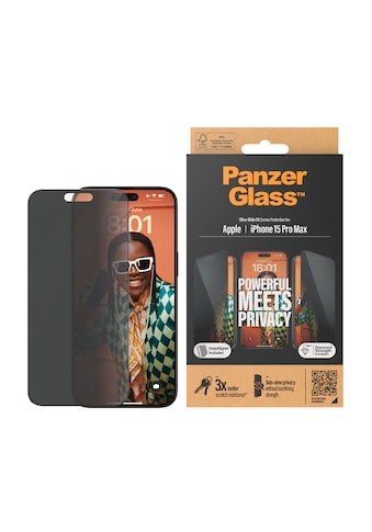 Displayschutzglas »Privacy Screen Protector Glass«, für iPhone 15 Pro Max