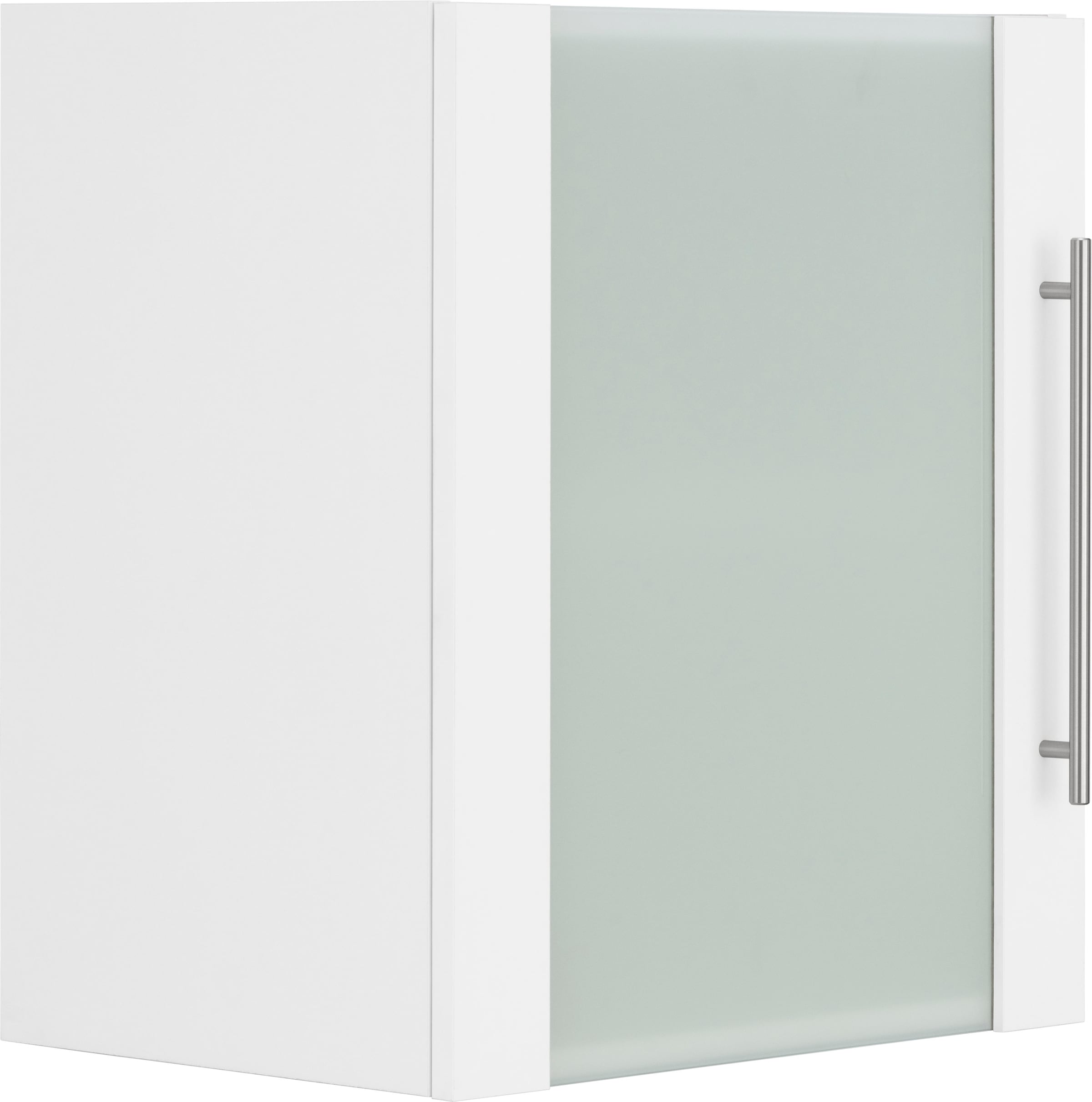 wiho Küchen Glashängeschrank "Unna" Front mit Glaseinsatz