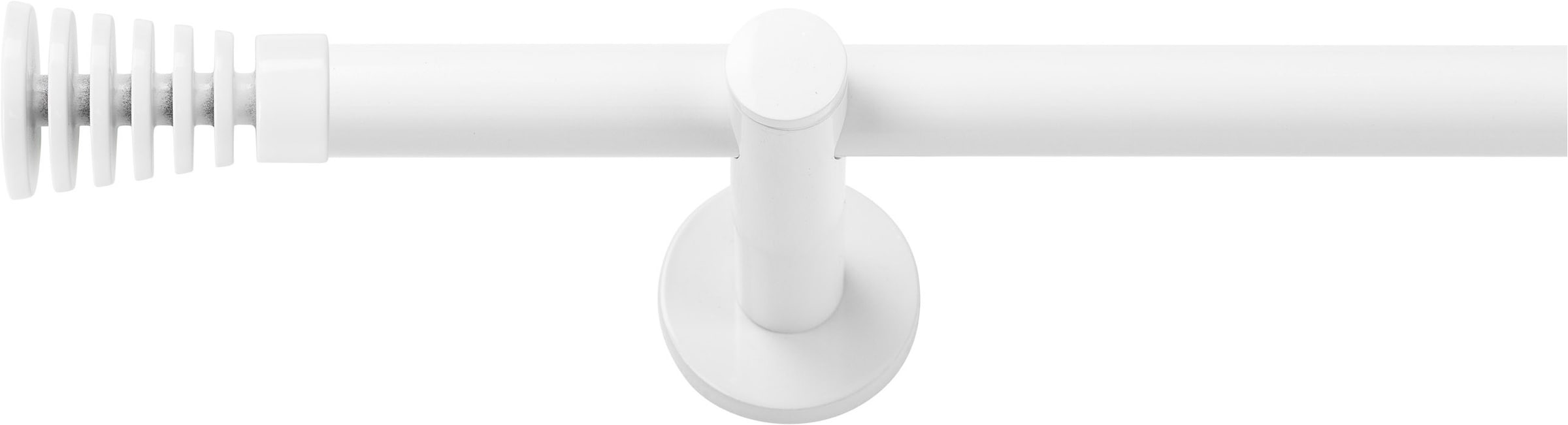 SN DECO GROUP Gardinenstange »Gardinenstange Gap Ø 19 mm, 1-läufig, Fixmaß, verschraubt« Ø 19 mm Fixmaß;kürzbar