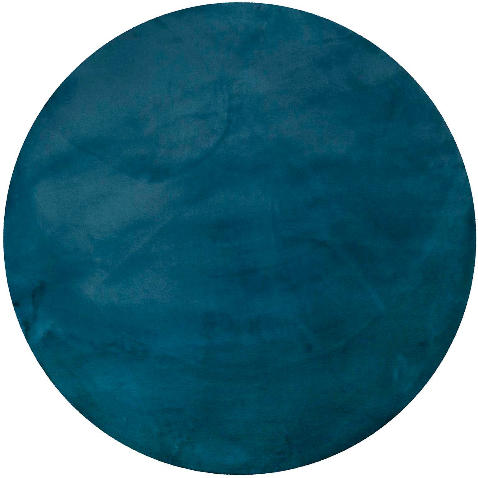 Esprit Hochflor-Teppich »Alice  ESP-4377  Kunstfell« rund 25 mm Höhe Kaninchenfell-Haptik, besonders weich und dicht, für alle Räume