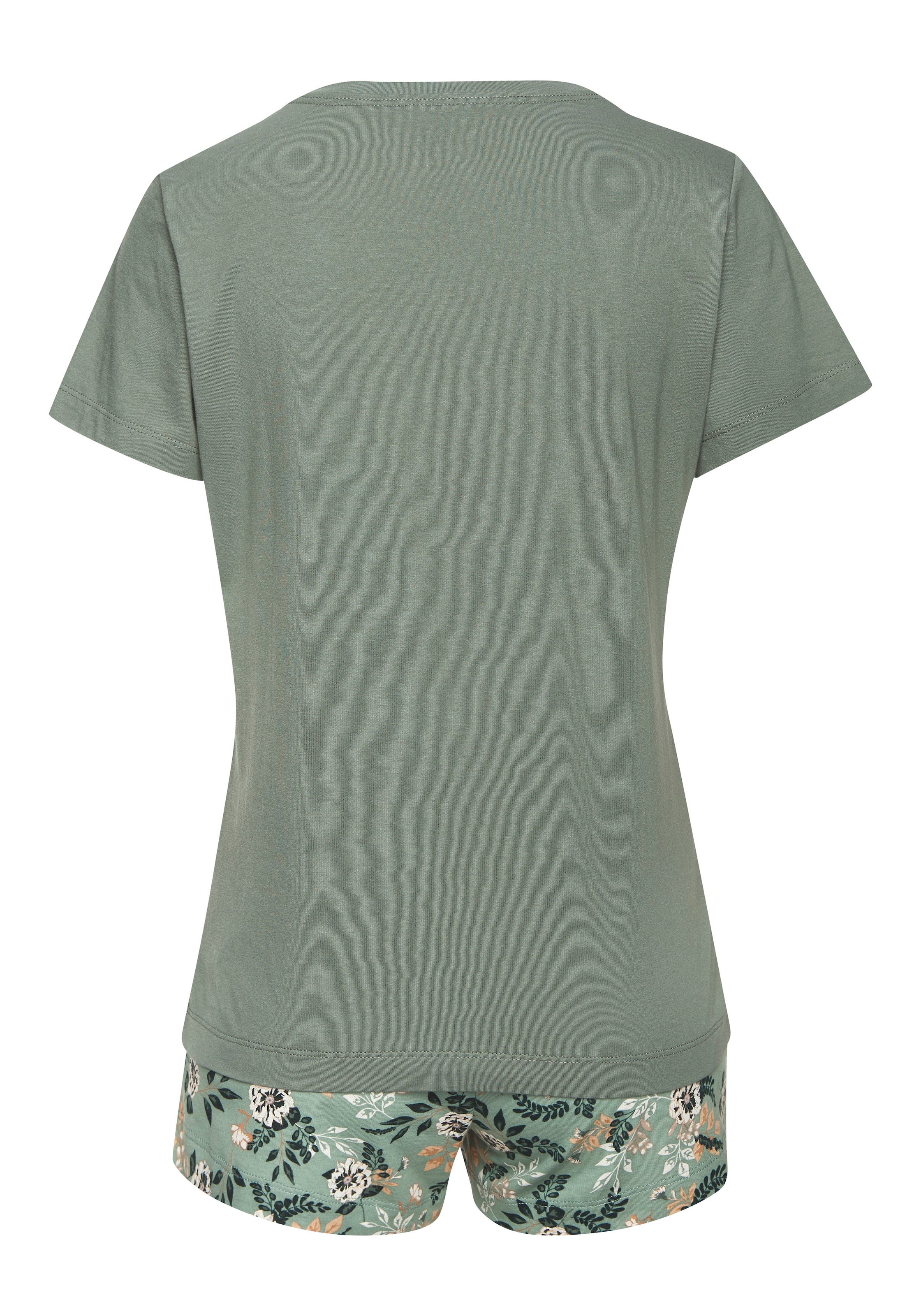 Vivance Dreams Shorty 2-teilig, 2 tlg. mit romantischem Blumendruck