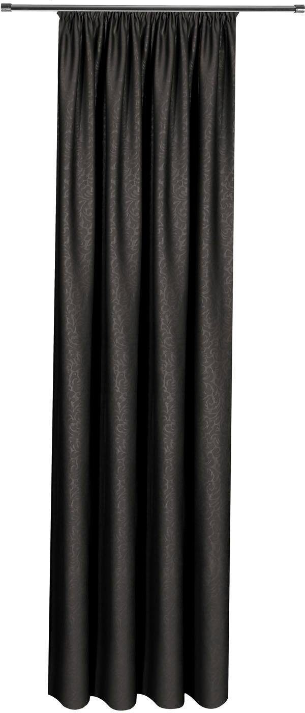 Gerster Vorhang »Kira«, (1 St.), HxB: 245x140, Deko Schlaufenschal mit Prägedruck