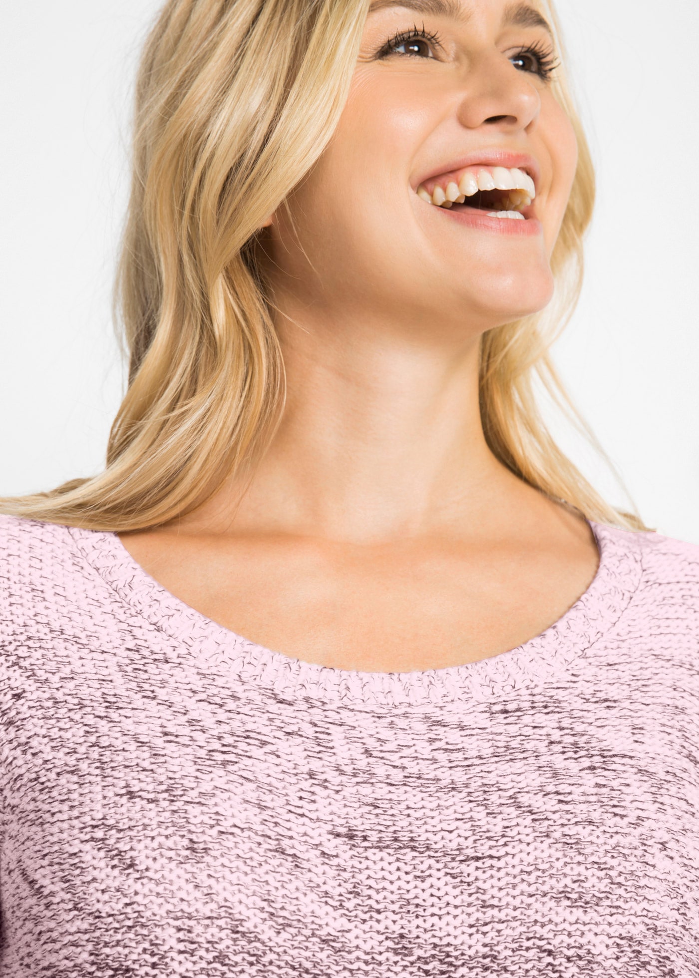 bonprix Strickpullover Grobstrick-Pullover mit Farbverlauf