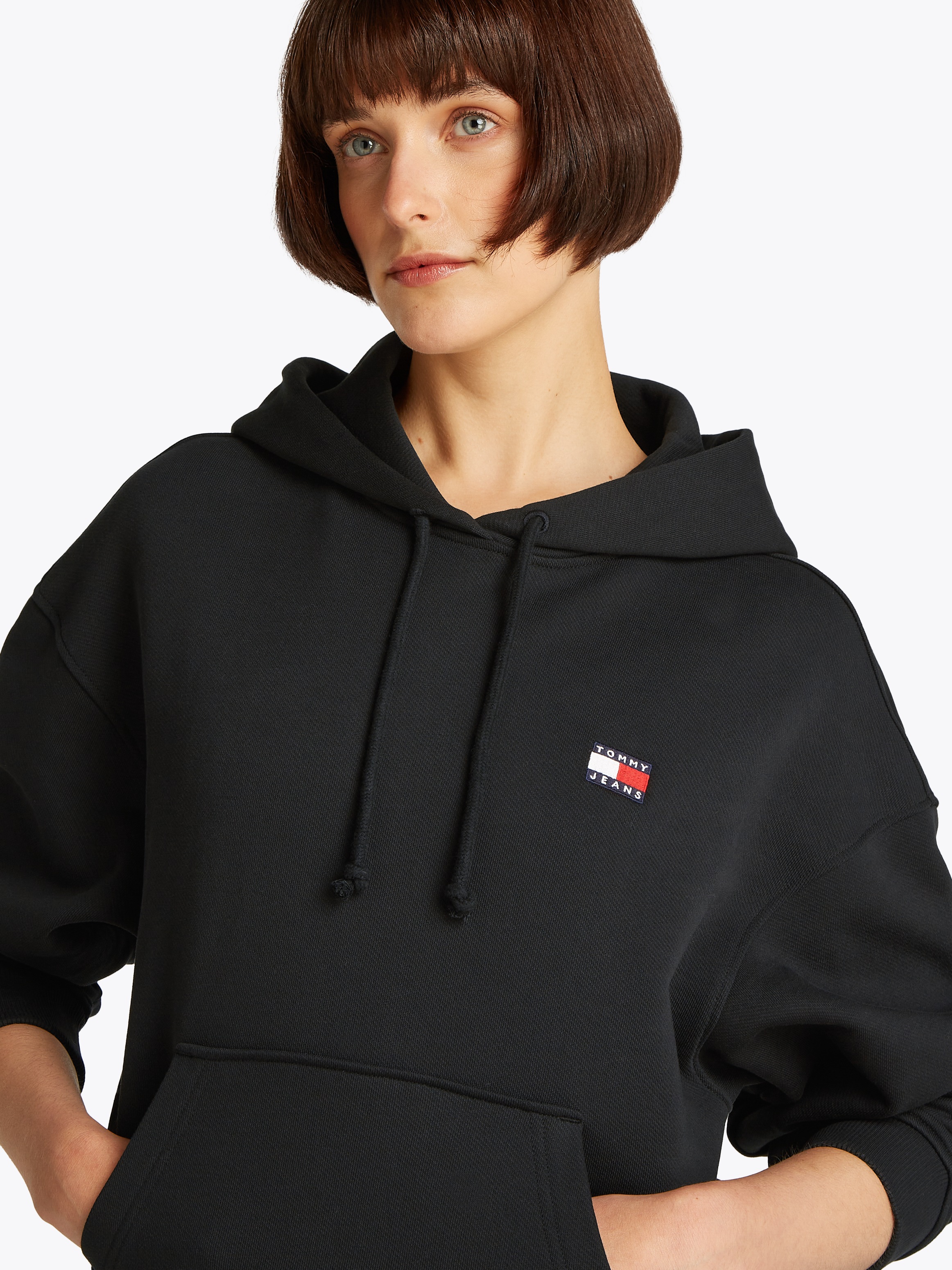 Tommy Jeans Hoodie »TJW BXY BADGE HOODIE EXT«, mit Logo-Badge