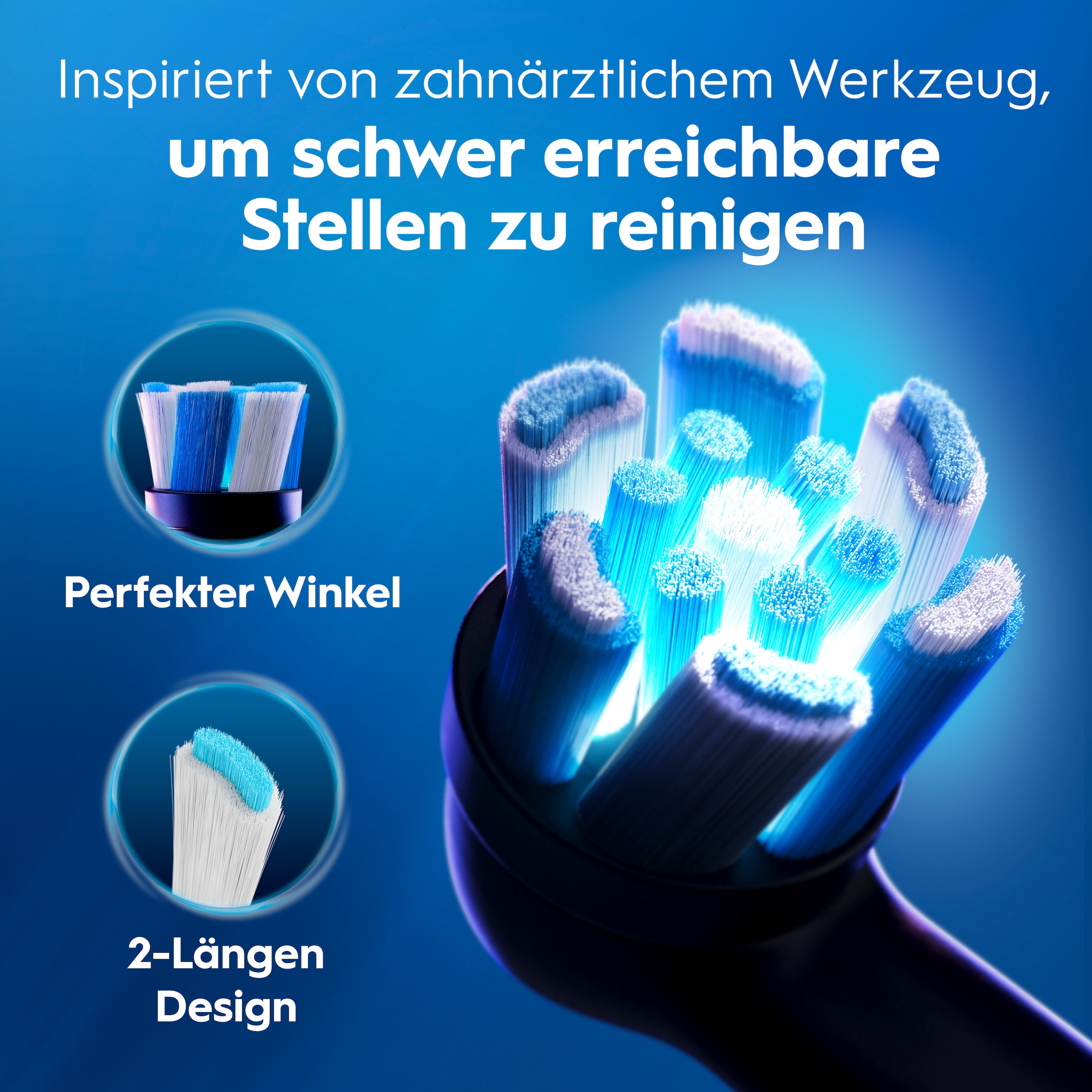 Oral-B Elektrische Zahnbürste »iO Series 2« 1 Stk. Aufsteckbürsten für die ultimative Reinigung