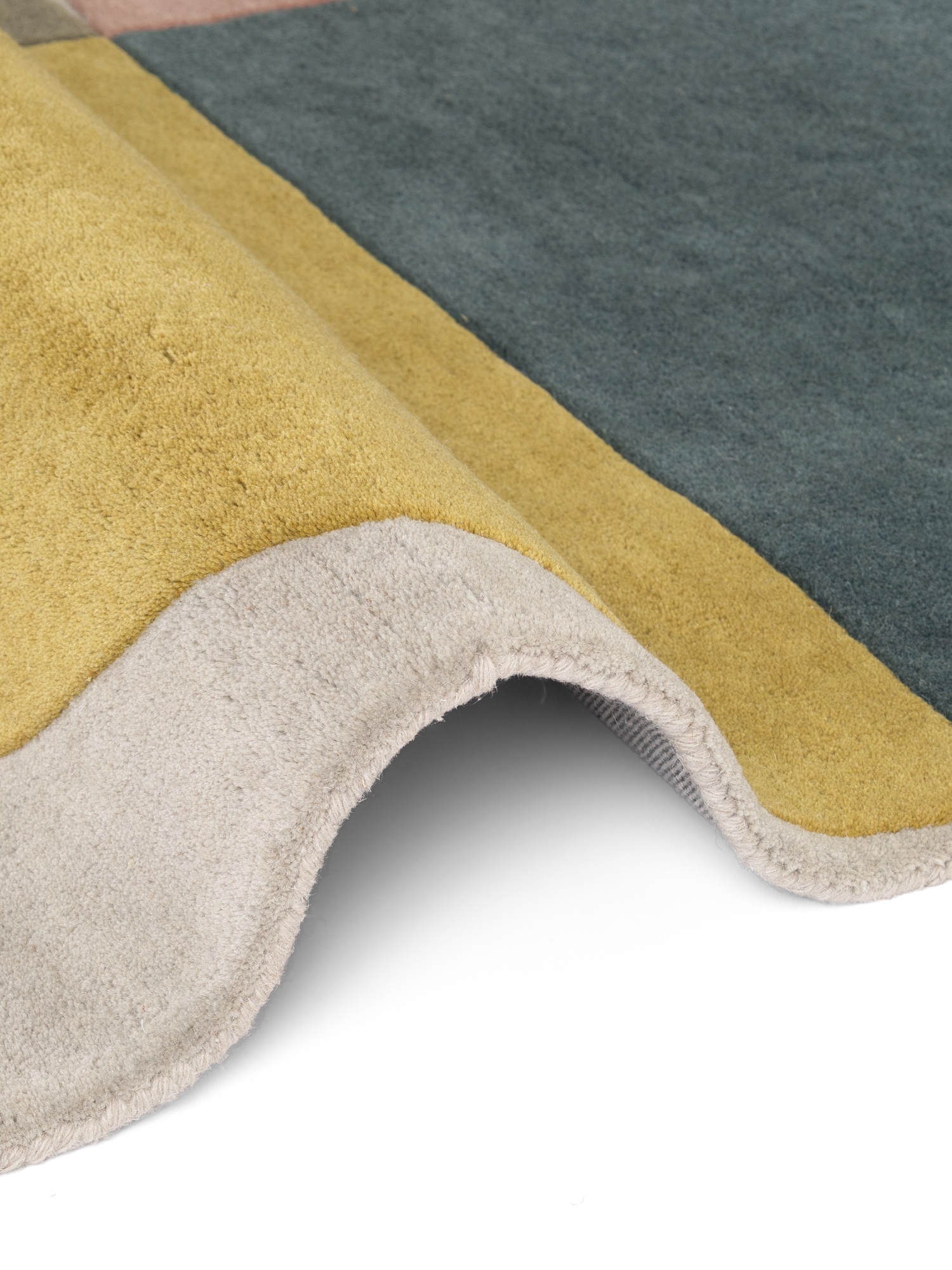 Ted Baker Wollteppich »Savile« rechteckig 17 mm Höhe Wolle, Naturteppich, Handgemacht, Wohnzimmer, Schlafzimmer, bunt