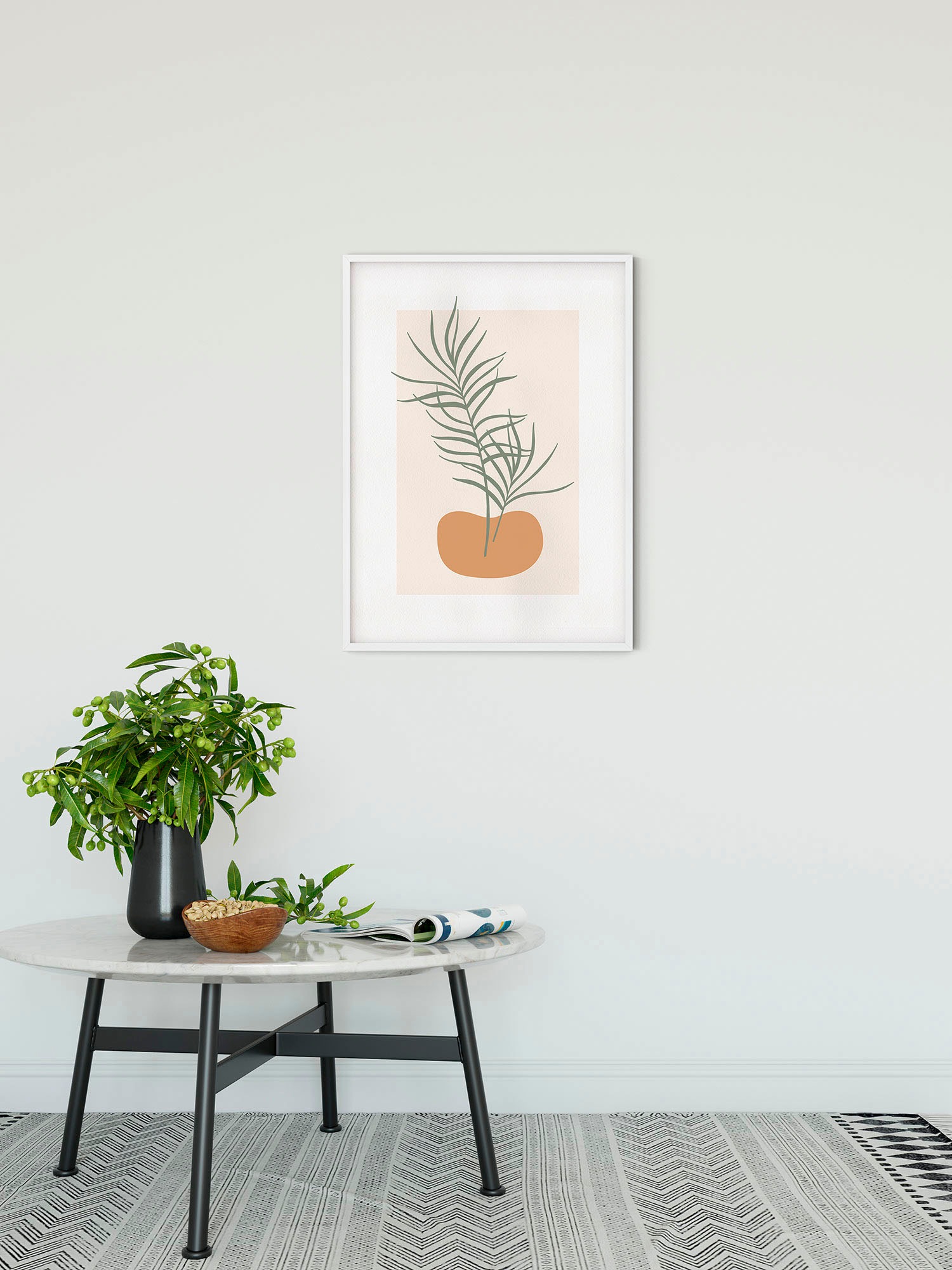 Komar Bild »Tangerine Feeling« Natur 1 Stk. tlg. Wandbild zur Dekoration - ohne Rahmen