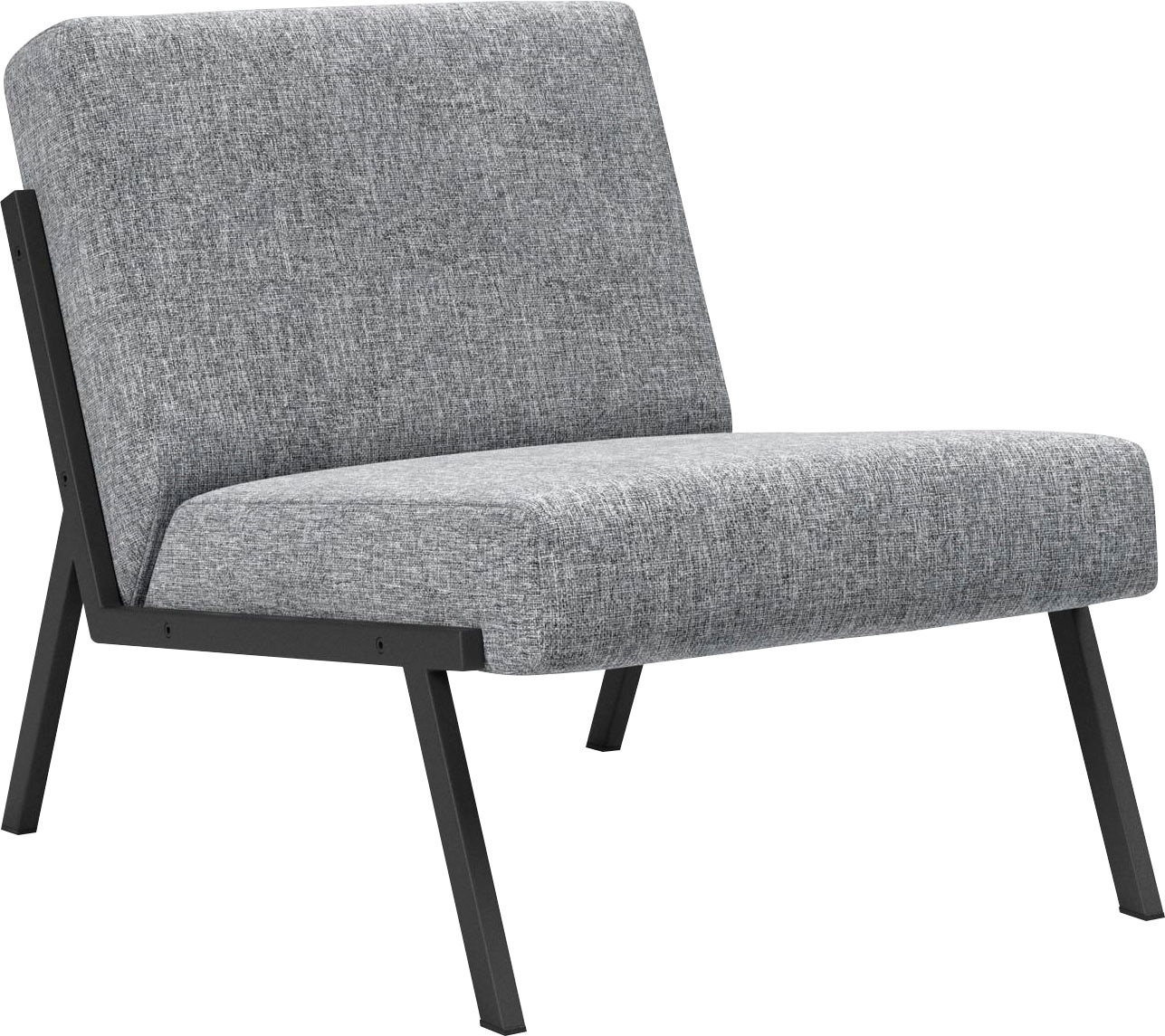 INNOVATION LIVING ™ Loungesessel »Vikko 565, Relaxsessel, Designsessel, bequem«, Industriedesign mit schwarzen Metallbeinen