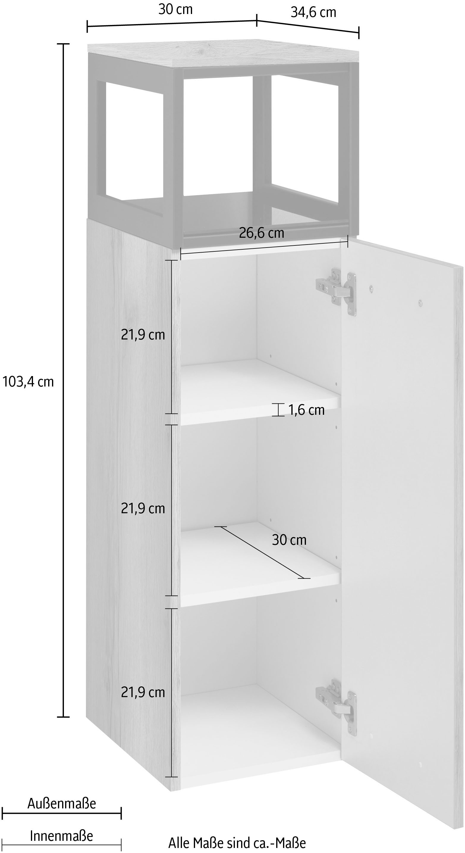 OPTIFIT Highboard »Yukon«