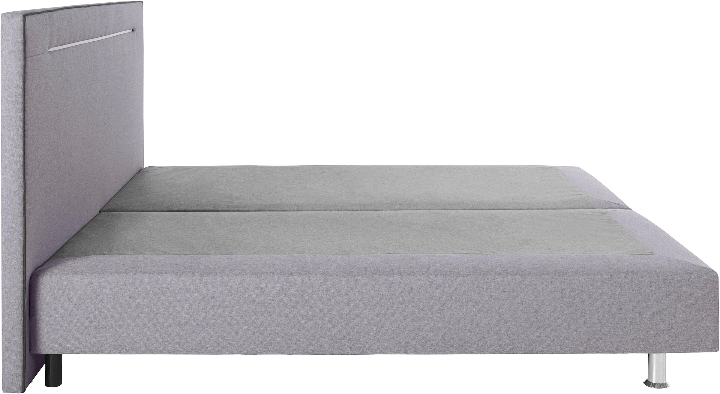 COLLECTION AB Boxspringbett »London, inklusive Topper und Kissen, mit LED-Beleuchtung«, Boxspringbett erhältlich in 90cmx200cm, 140cmx200cm & 180cmx200cm