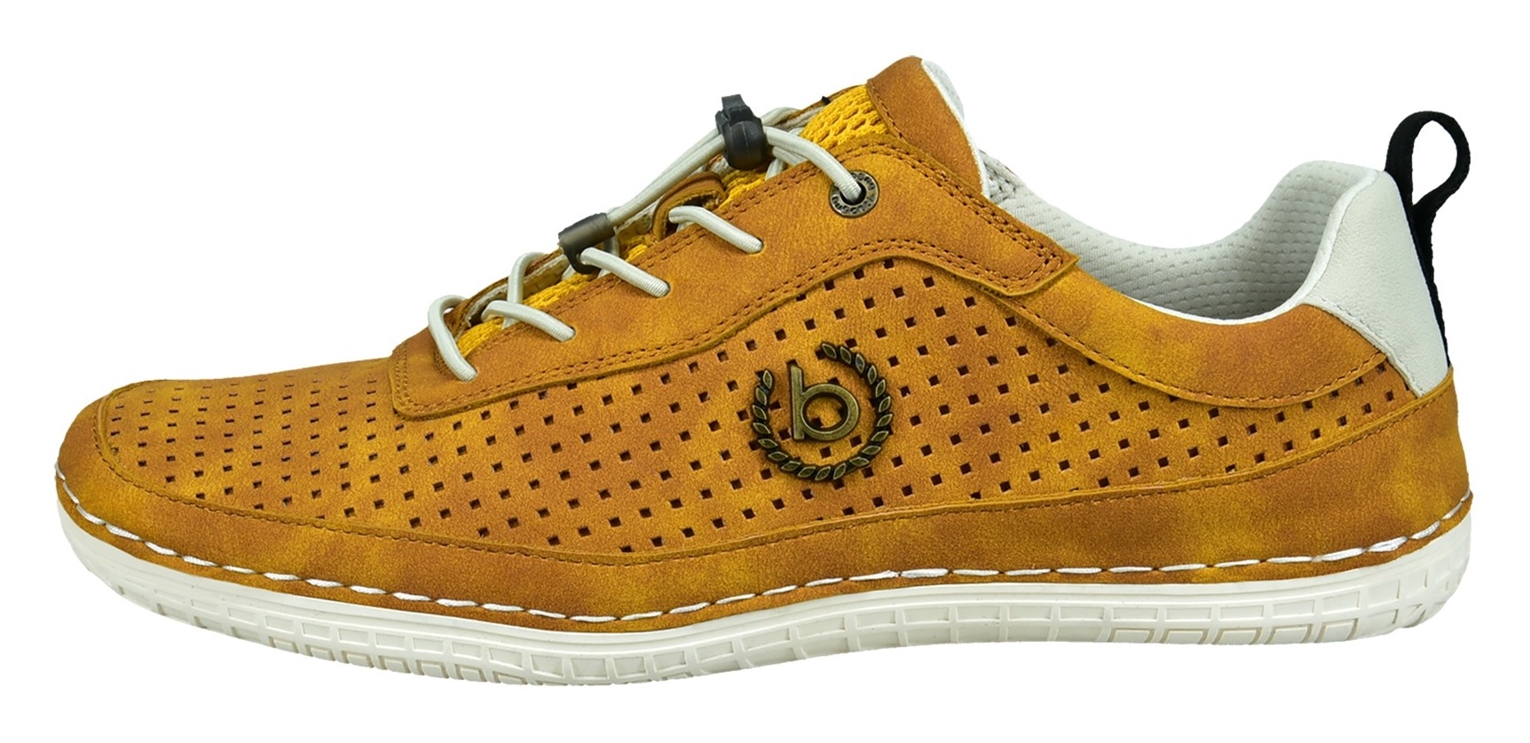 bugatti Slip-On Sneaker, Freizeitschuh, Halbschuh, Slipper mit Lochmuster