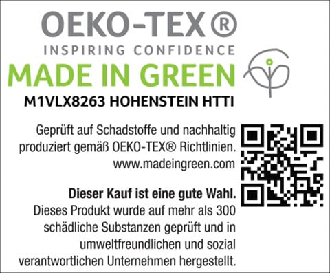 Curt Bauer Bettwäsche »Uni-Mako-Satin Bettwäsche, OEKO-TEX® und Made in Green zertifiziert«, (2 tlg.)