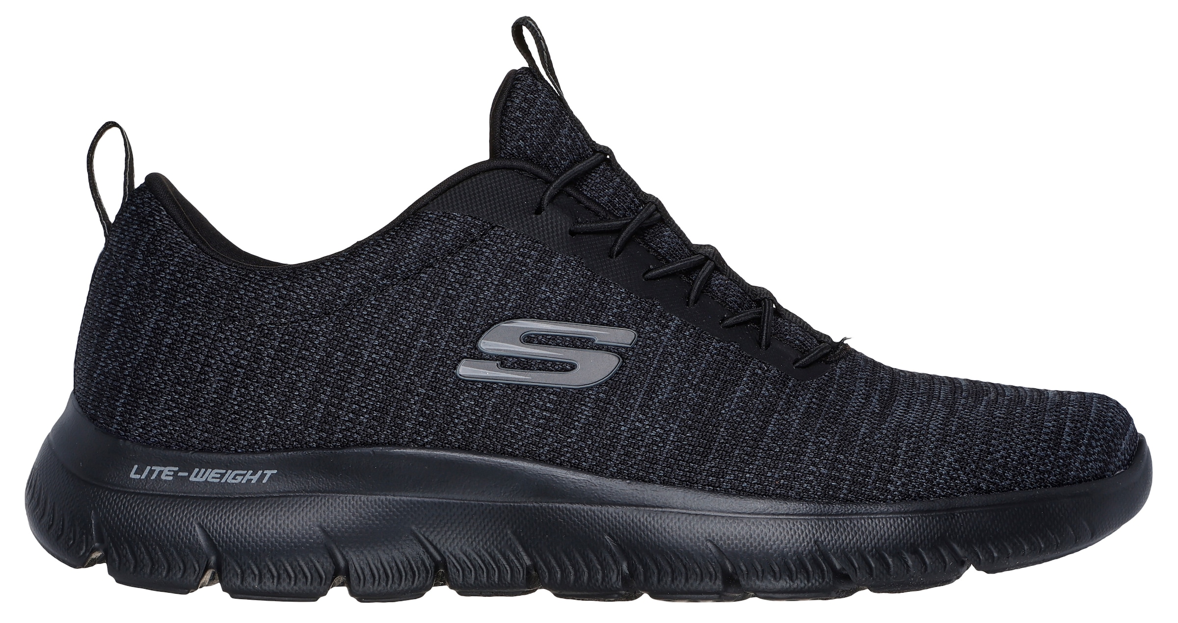 Skechers Slip-On Sneaker »SUMMITS-«  , Slipper, Freizeitschuh, Halbschuh mit Elastic Schnürsenkel