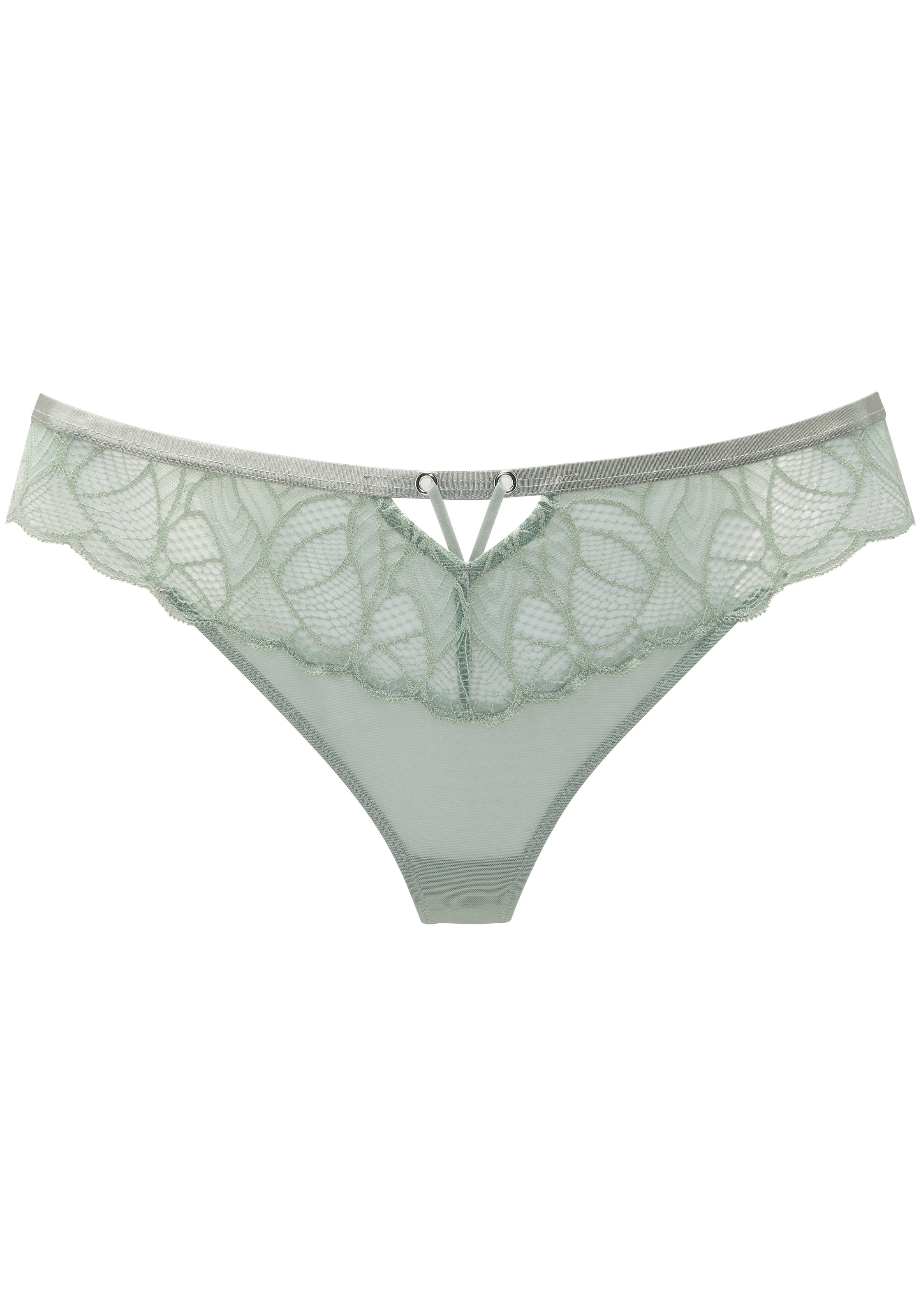 LASCANA String »Alicia«, mit schönem Bund aus feiner Spitze